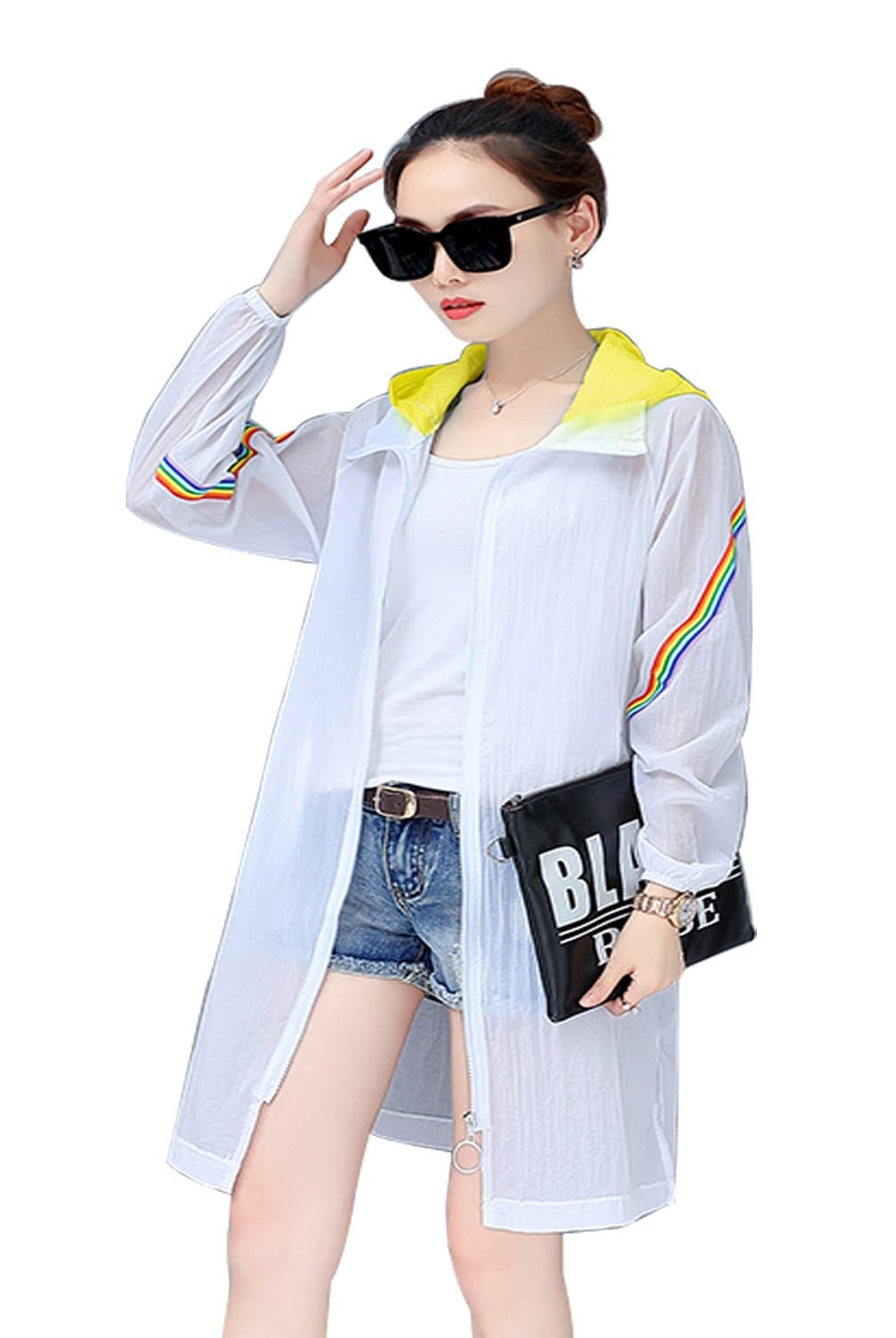 xiaopingshopSummer New Medium Long Korean Version Cycling Outdoor Thin Beach Suit