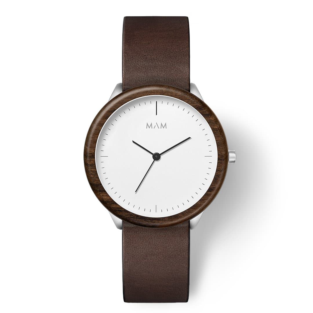 MAM Originals · Stainless Light | Men’s Watches | Minimalist Design | Watch Made from sustainably sourced Wood and Recycled Stainless Steel