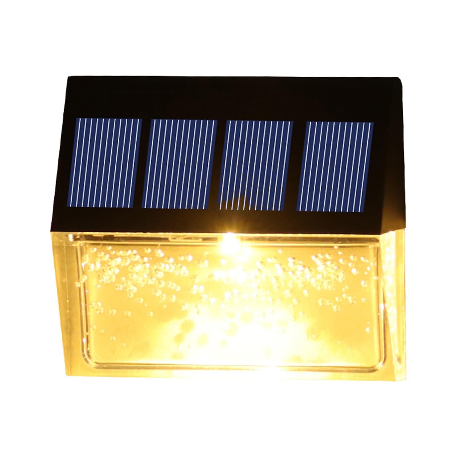 Porceosy Outdoor Lamp Glare Free Decorative Rust-Proof Solar Wall Light Outdoor Garden Lamp Decoration Compatible with Yard 1pc