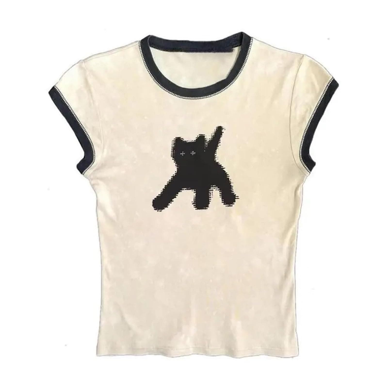Y2k Graphic Baby Tee Women Grunge Emo Clothes Cute Aesthetic Crop Tops Alt Shirts