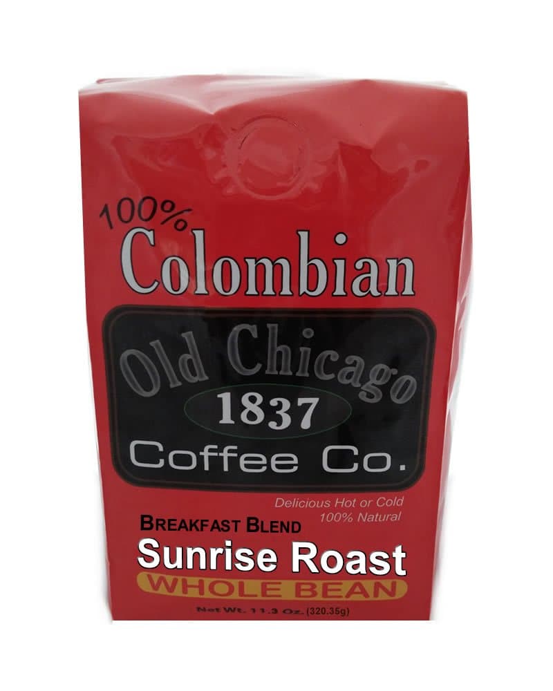 Colombian Sunrise Roasted Coffee Beans - Old Chicago Light Roast