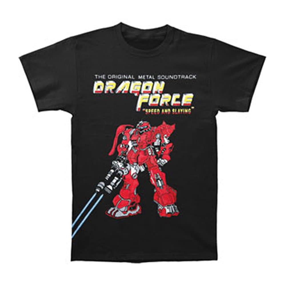 Dragonforce Men's Dragon Robot T-shirt Large Black