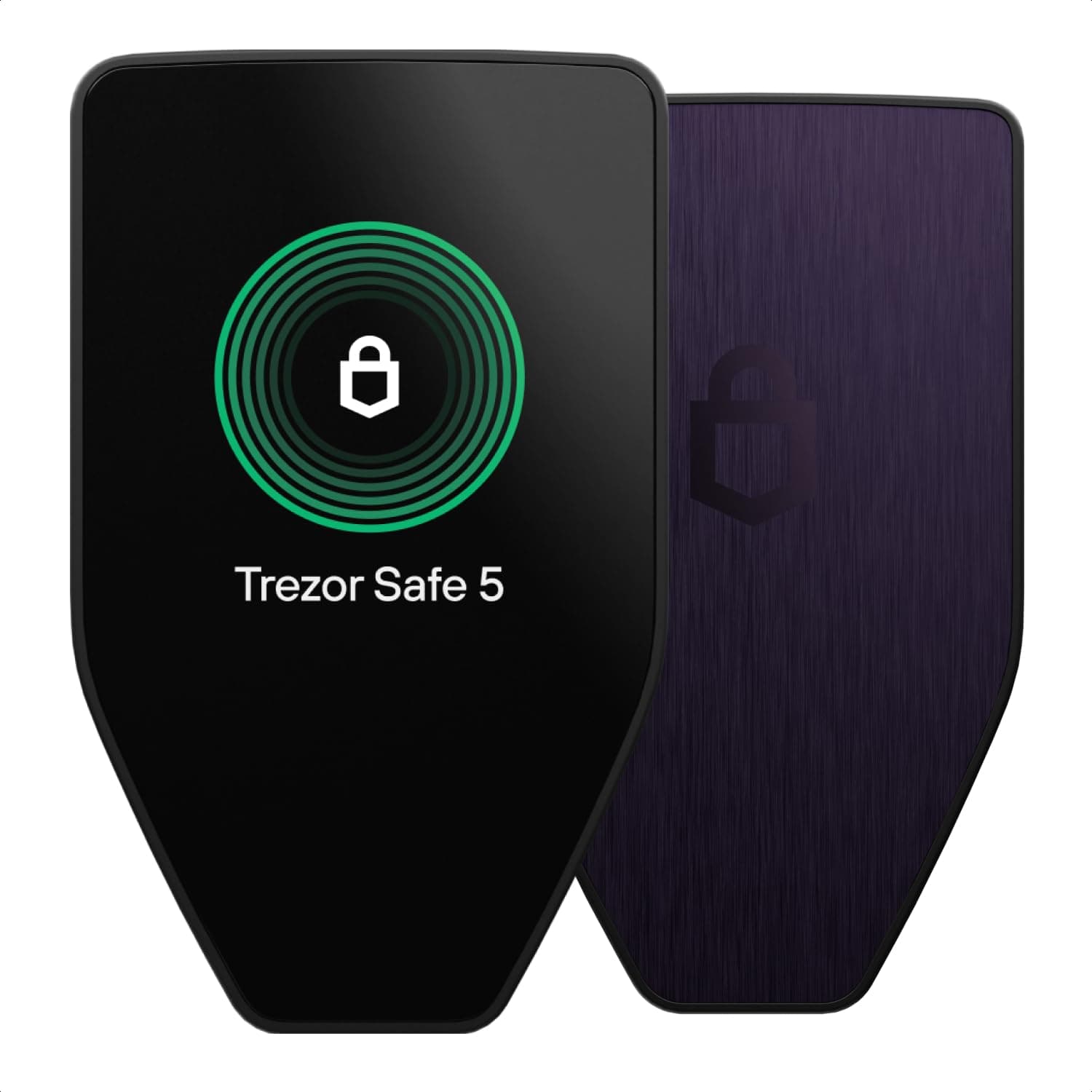 Safe 5 - Crypto Hardware Wallet with Secure Element & Passphrase, Color Touchscreen, Haptic Feedback, Bitcoin Security, Supports 1000s Coins & Tokens, Quick & Simple Setup (Violet Ore)