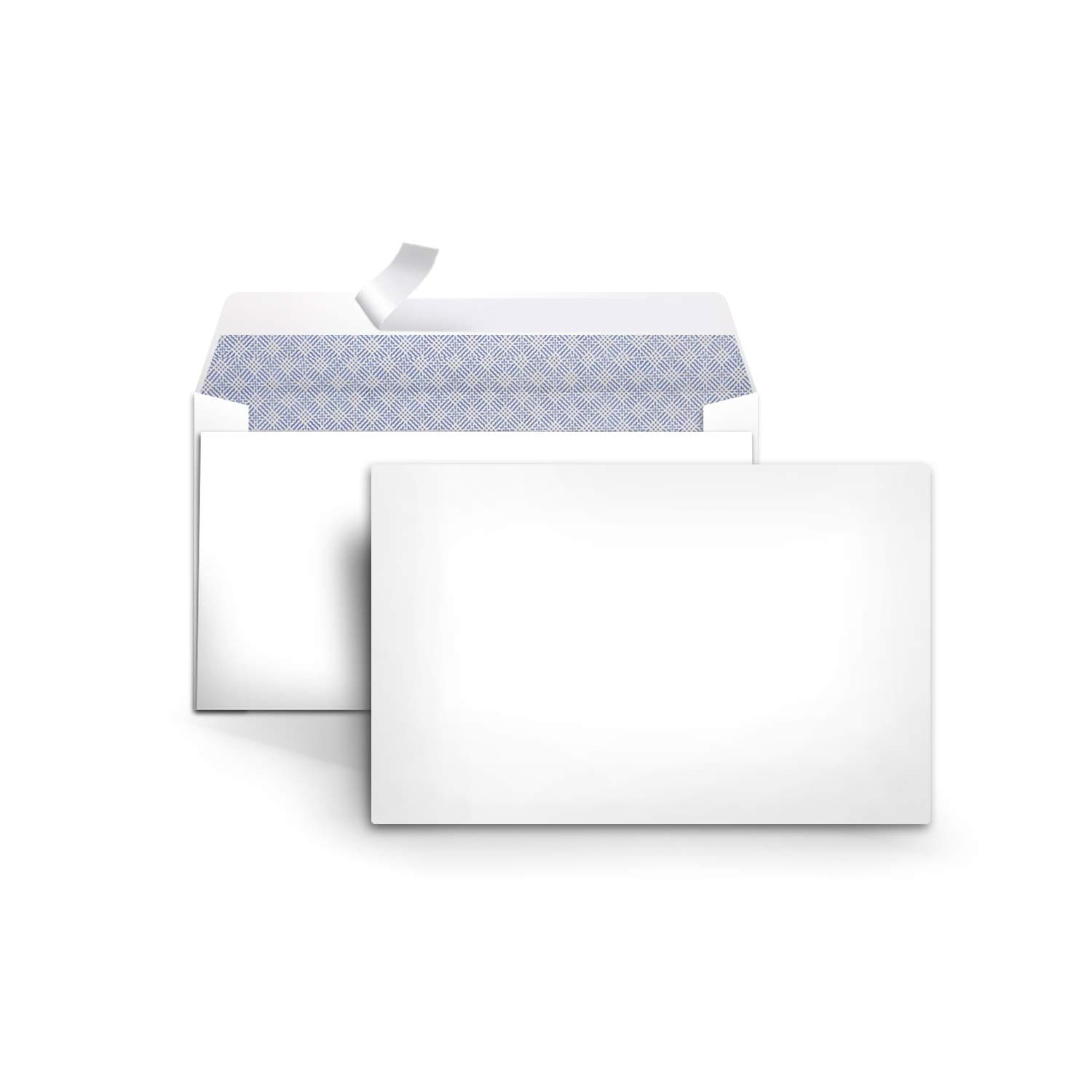 Amazon Basics #6 3/4 Security-Tinted Self-Seal Envelopes for Invoices and Documents, White, 300-Pack