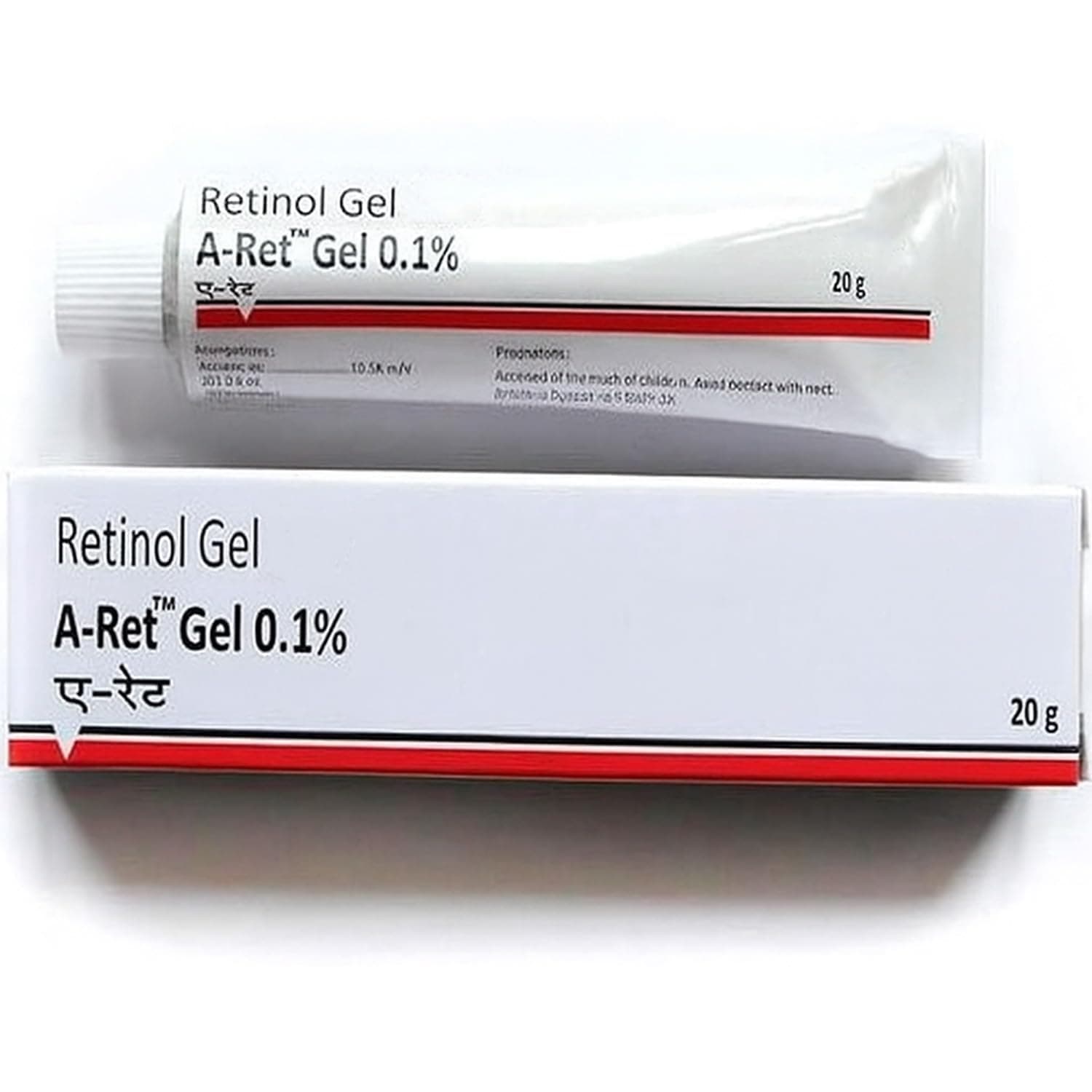 Retinol Gel 0.1 Vitamin A Repairs Fine Lines & Wrinkles, Scar Treatment, Age and Sun Spots, Anti-Aging Formula Gel 20 Grams
