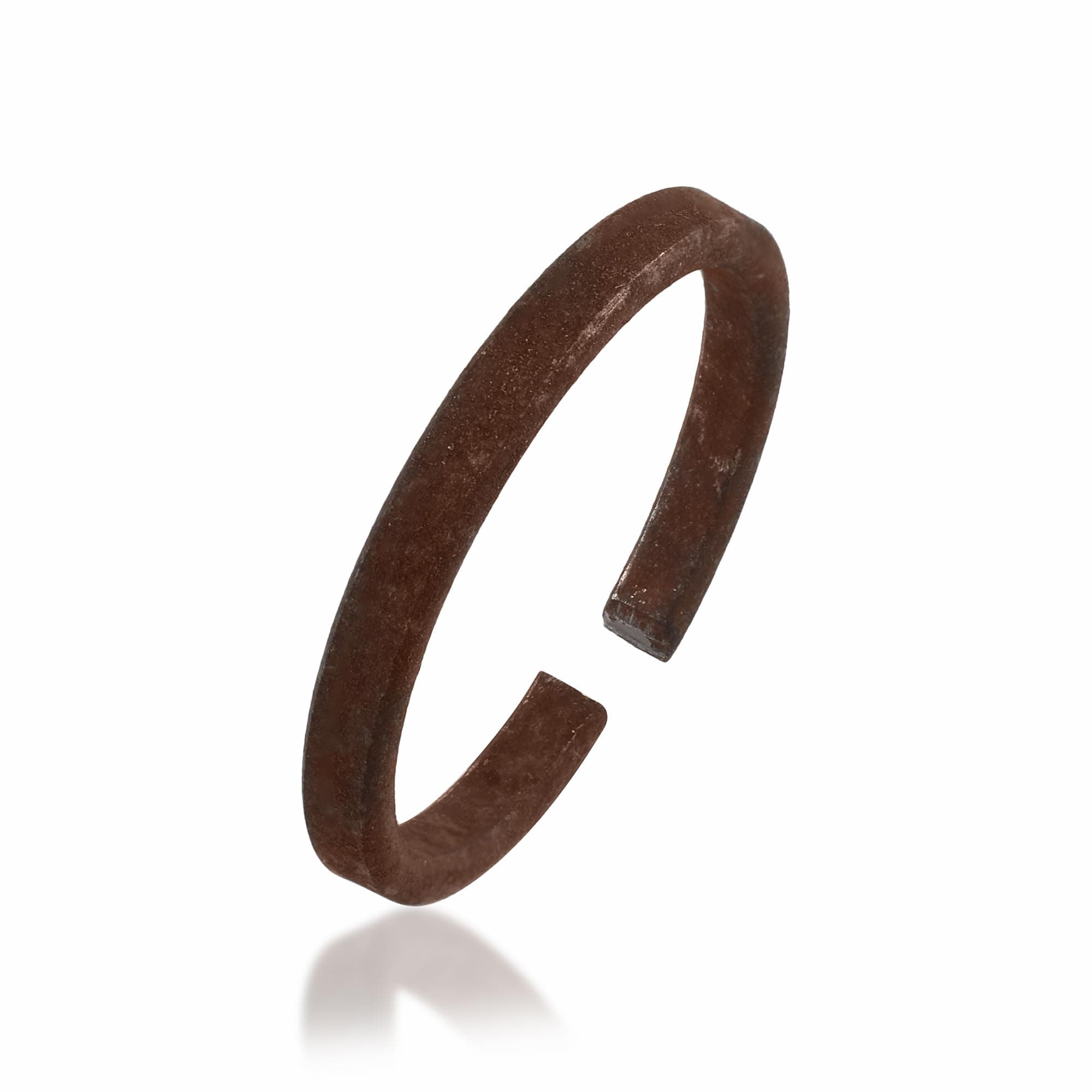 Real Original Allahabad Sangam Ganga ki naav ki keel ka challa finger ring purified and energised Astrology Shani dosh sade saati remedy-Adjustable size (ORNI8165), One Size, Iron, No Gemstone