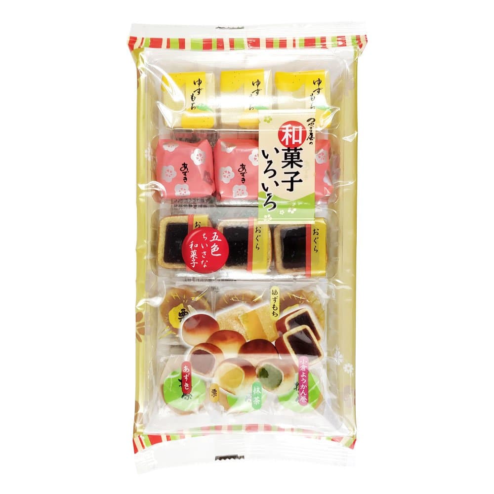 Tsuyamaya Assorted Traditional Japanese Cakes (Wagashi Iroiro) 15 Pieces 250g