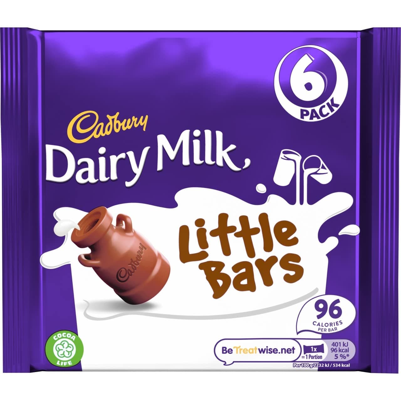 Cadbury Dairy Milk For Kids Original Chocolate Bars, 108g, Imported from the UK