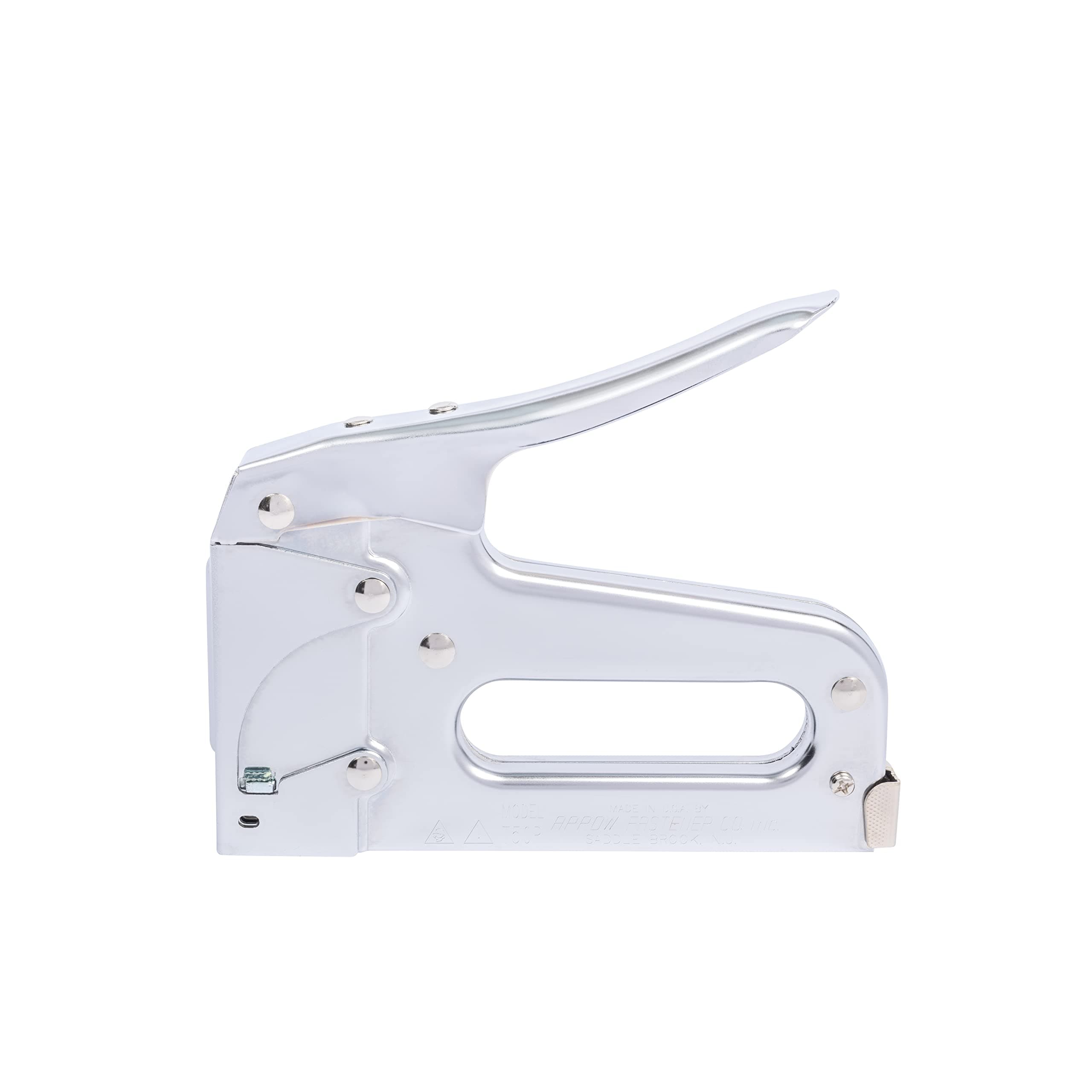 T50 Heavy Duty Staple Gun for Upholstery, Wood, Crafts, DIY and Professional Uses, Manual Stapler Uses 1/4”, 5/16”, 3/8", 1/2", or 9/16” Staples