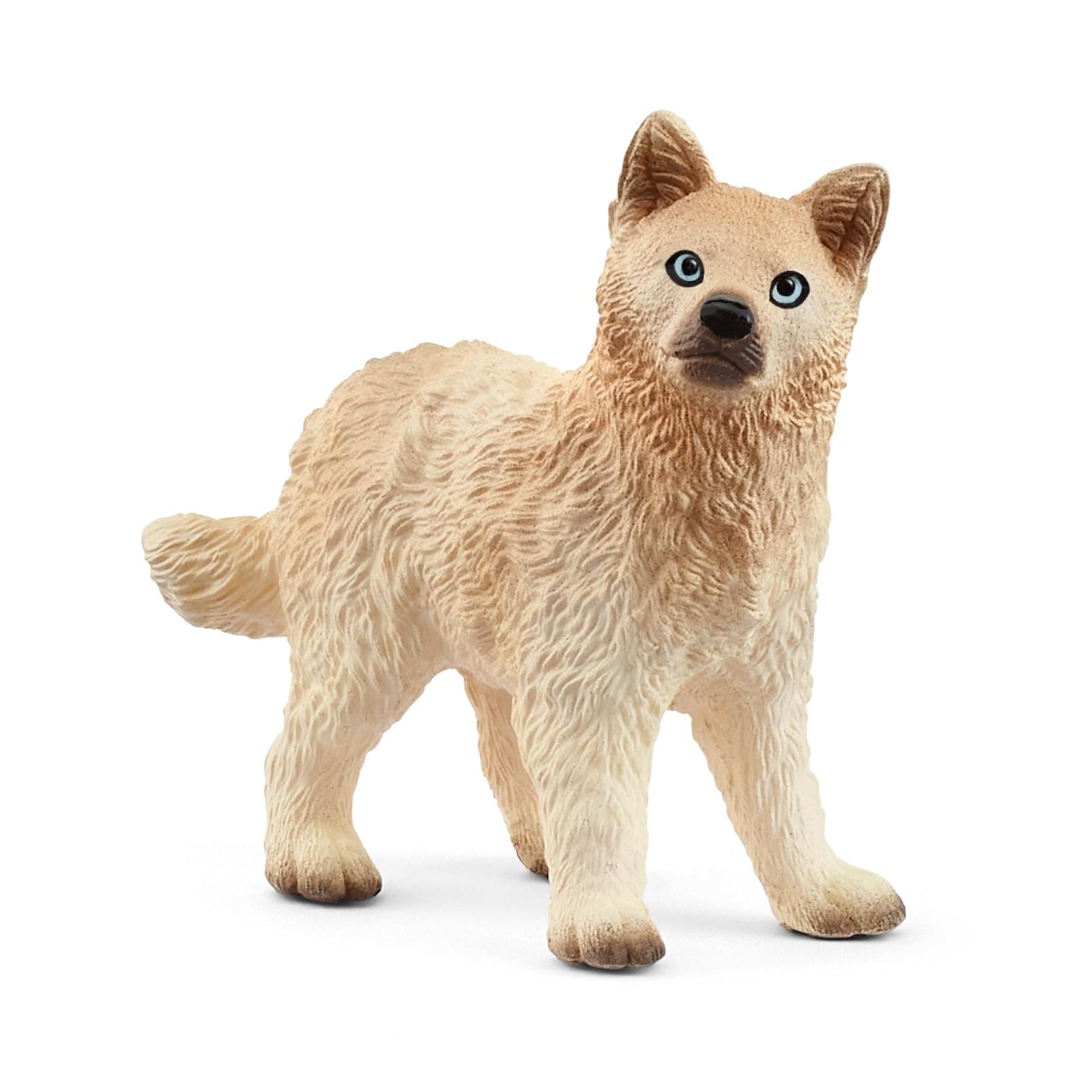 schleich Wild Life Polar Wolf Puppy 14881 Detailed Animal Figures Zoo Toy Ideal Gift for Boys and Girls Decoration for Birthday Toy from 3 Years 5 x 2 x 4 cm