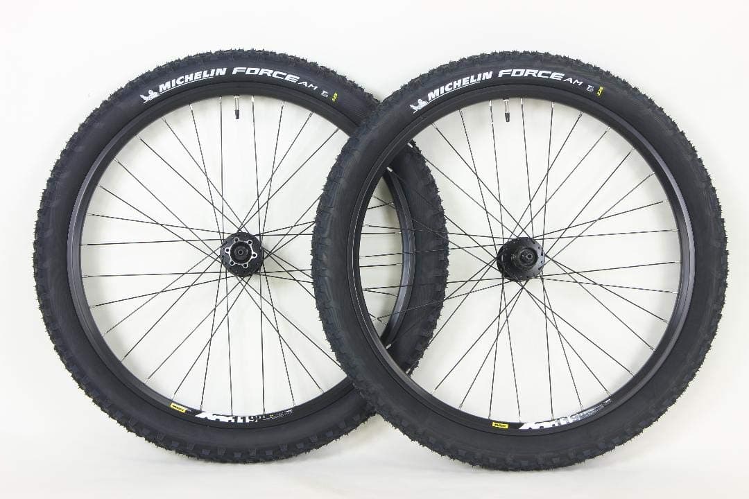 Mavic Rim 26er Mountain Bike Wheels with Disc Brake Shimano Hubs Plus Free Michelin Force 26x2.25 Tires and Tubes!