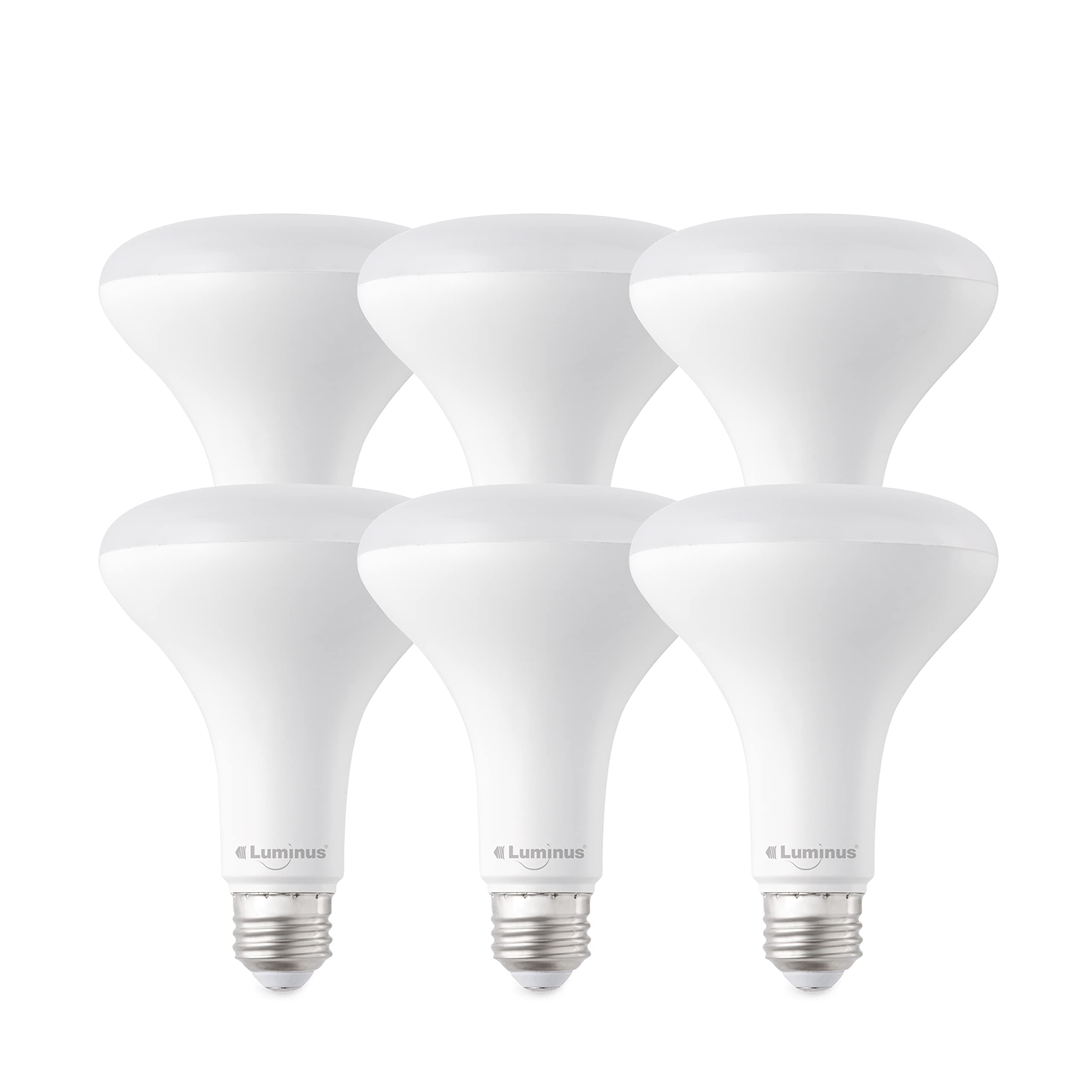 LuminusPLYC5232 BR30-11W (65W) 850 Lumens Warm White 2700K Dimmable Led Light Bulb - 6 Pack,
