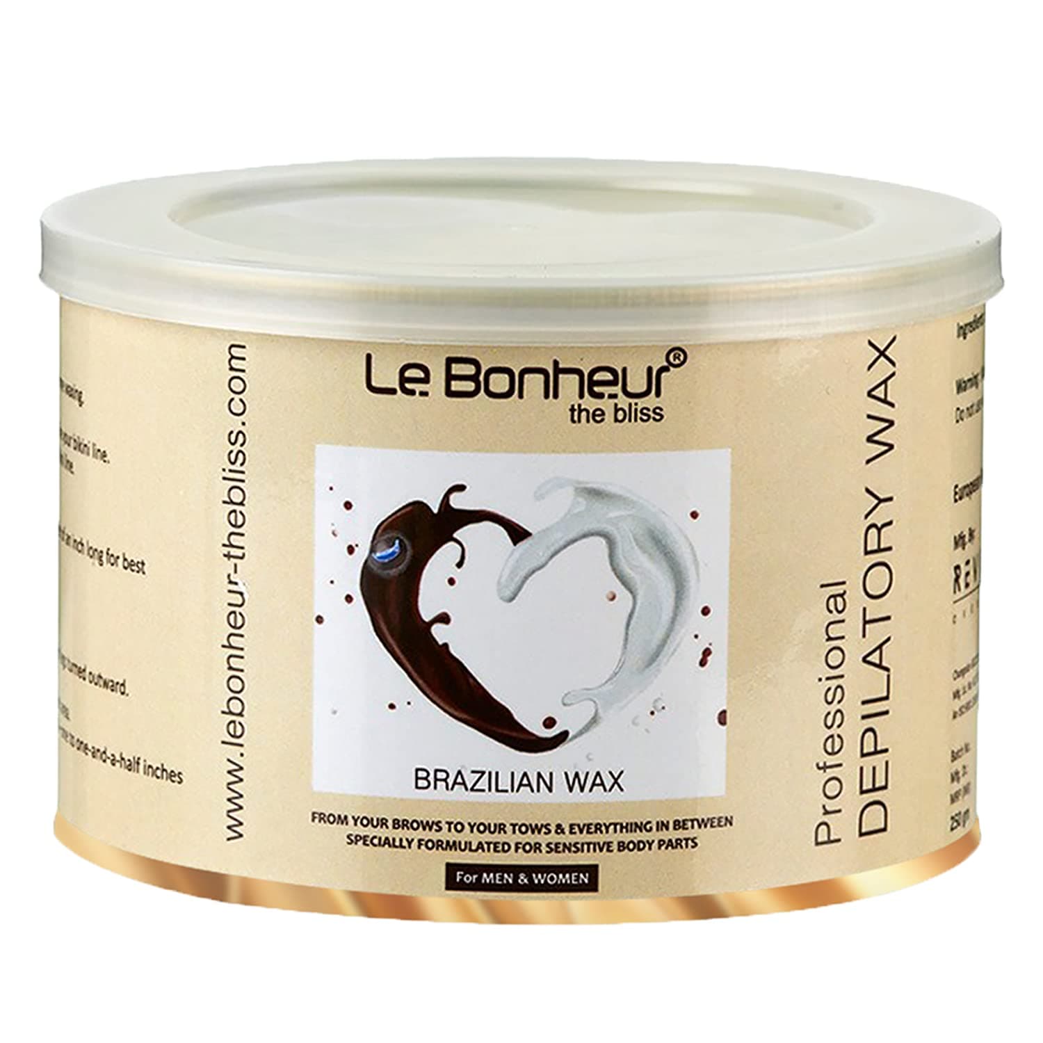 Le Bonheur Brazilian Liposoluble Bikini Wax | Pack Size: 250 gm |