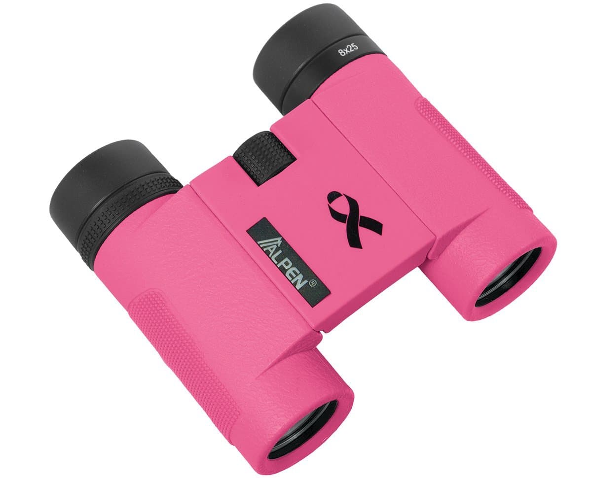 Alpen Optics Optics SHASTA RIDGE 8X25 Waterproof Fog Proof Binocular, PINK, PINK