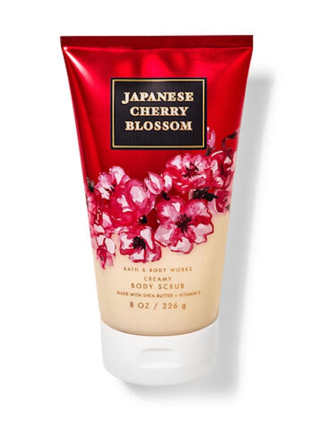 Bath and Body Works Japanese Cherry Blossom Creamy Body Scrub 8 Ounce (Japanese Cherry Blossom)