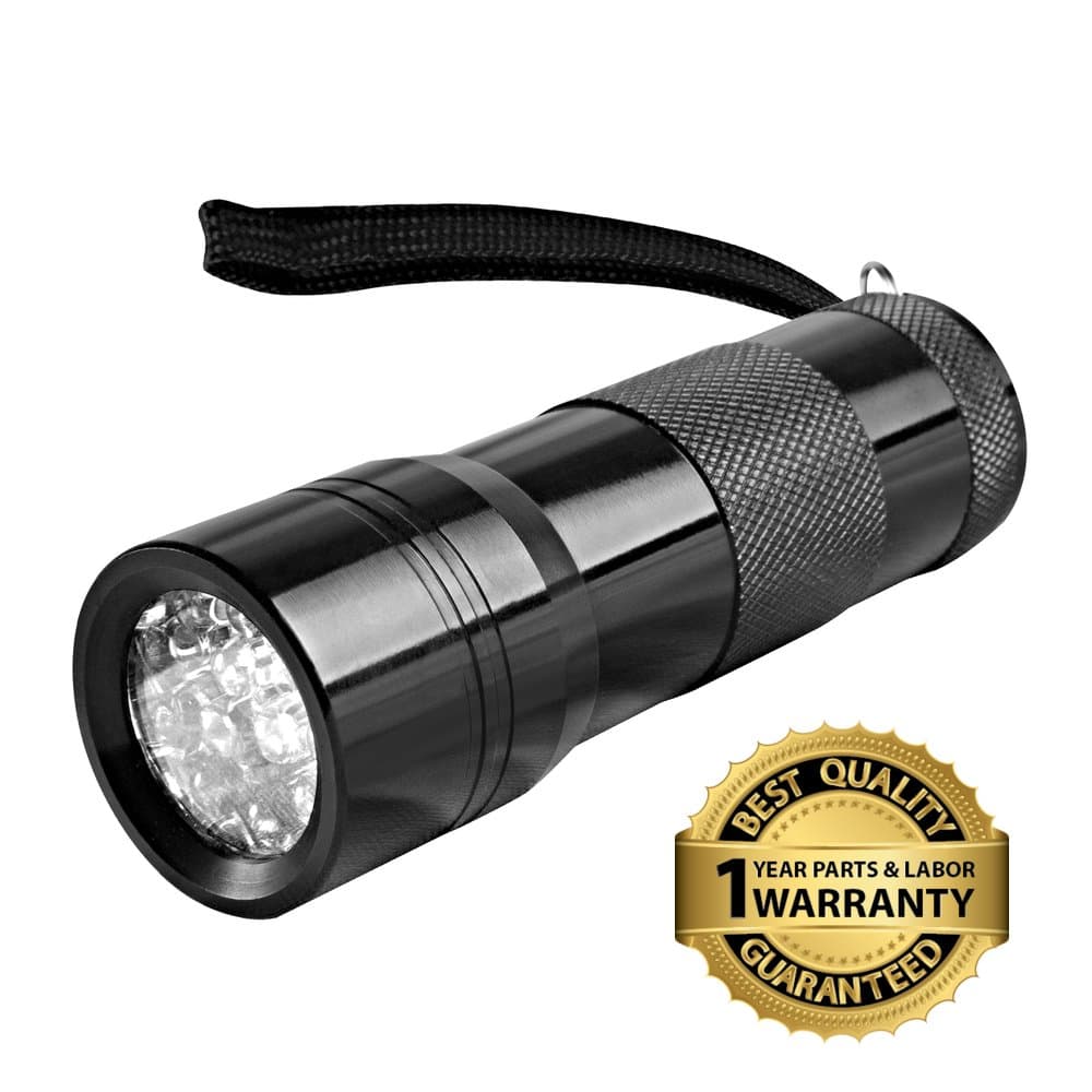 Goliath Industry UV Handheld LED Flashlight, Black