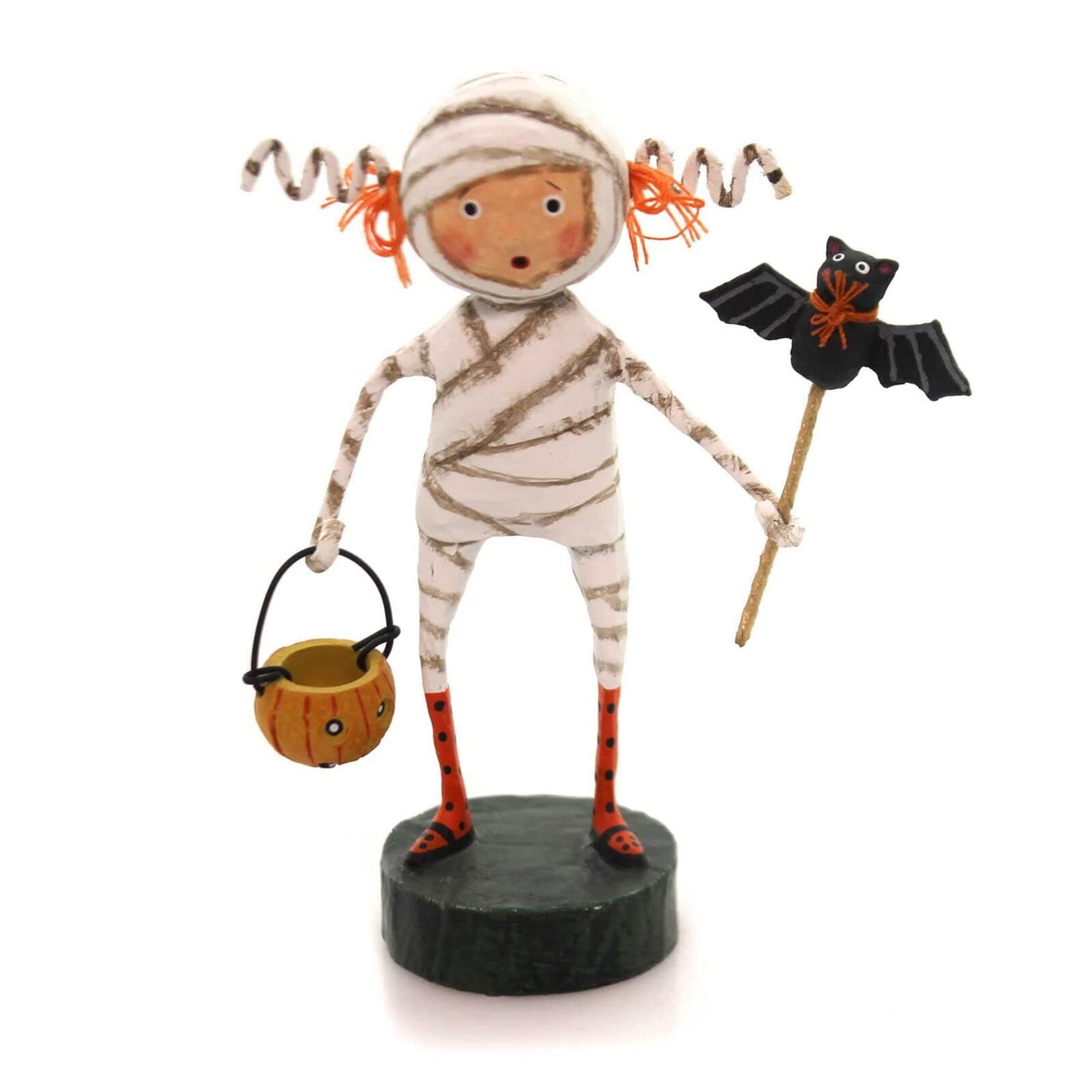 Polyresin Bat Pumpkin Halloween