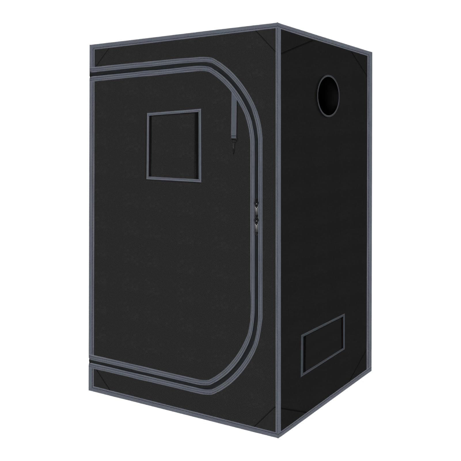 ZAZZY Grow Tent 48"x48"x78" Growing Tents for Indoor Plant 600D Mylar Hydroponic High Reflective Grow Tent for Plant Fruit Flower Veg Growing 4x4