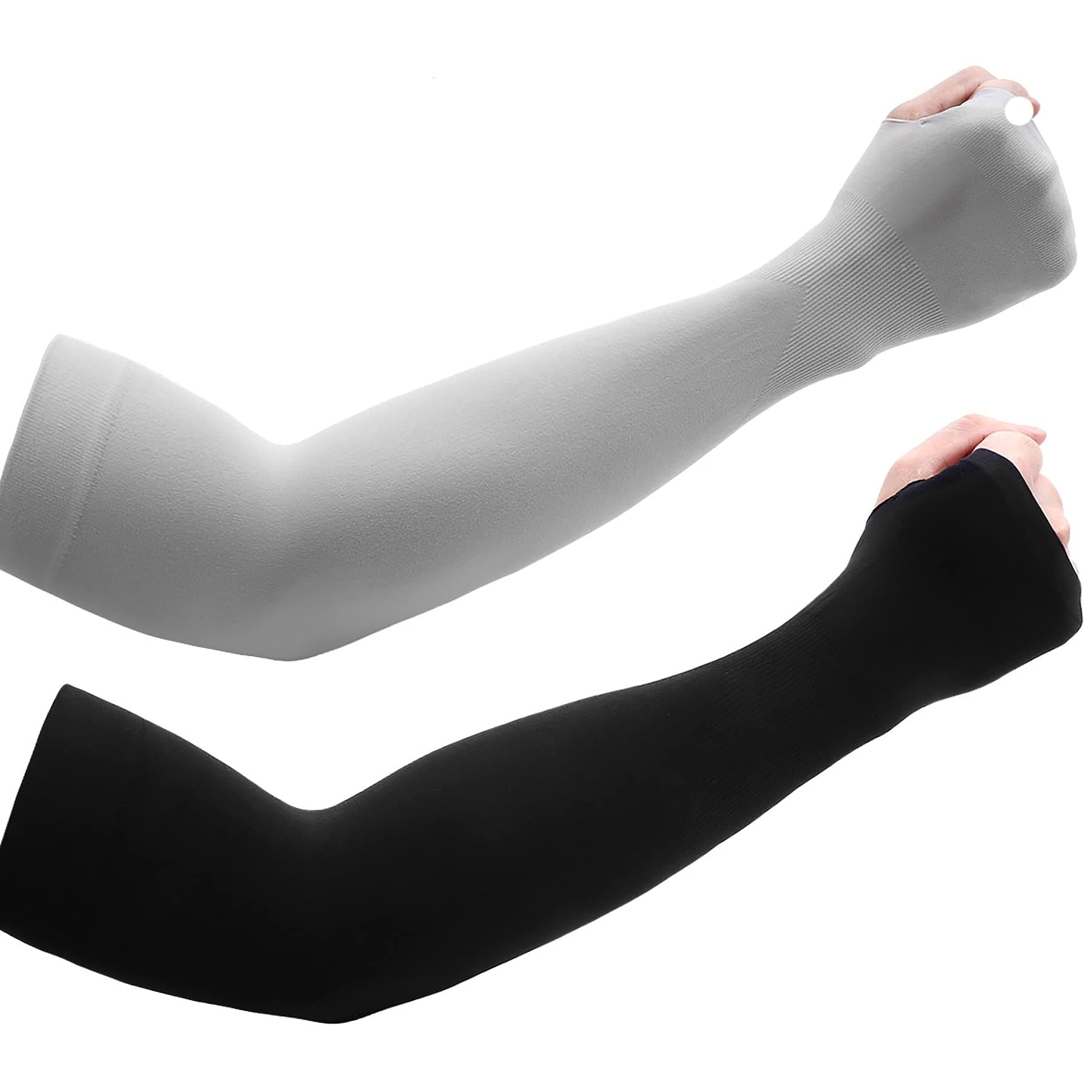 YONHEE Cooling Arm Sleeves - Summer UV Protection Ice Sleeves Arm Compression Arm Sleeve Mens Driving Cycling Golf Sports Arm Warmers