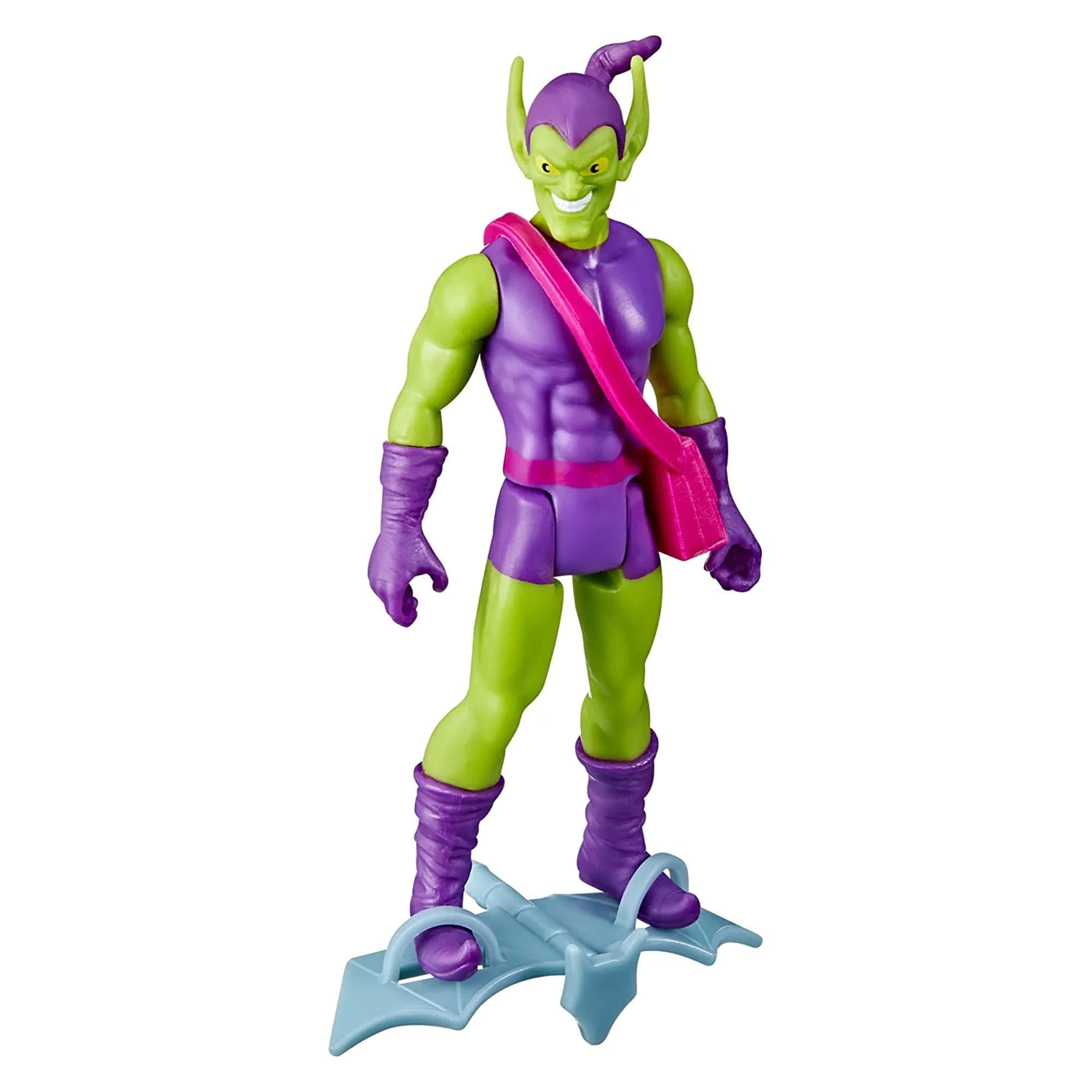 Legends Series 3.75-inch Retro 375 Collection Green Goblin Action Figure Toy, 2 Accessories