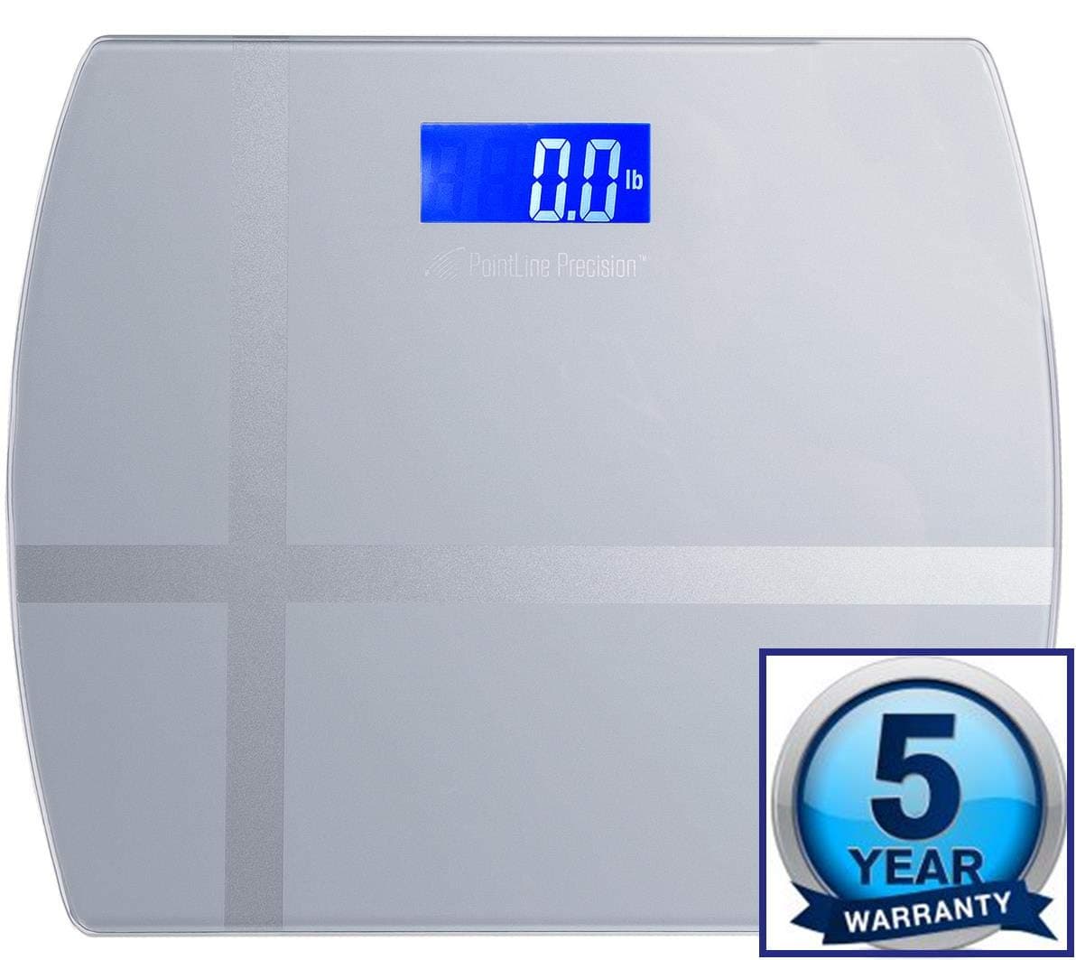 Most Accurate Bathroom Scales - AccuPoint! Best Reviews Easy Step-On 400lbs 12x12 lb kg st Digital Body Weight Scale Guaranteed