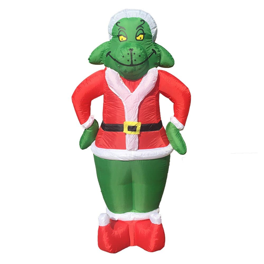 7 Foot Party Inflatable Grinch Blow Up Yard Decoration