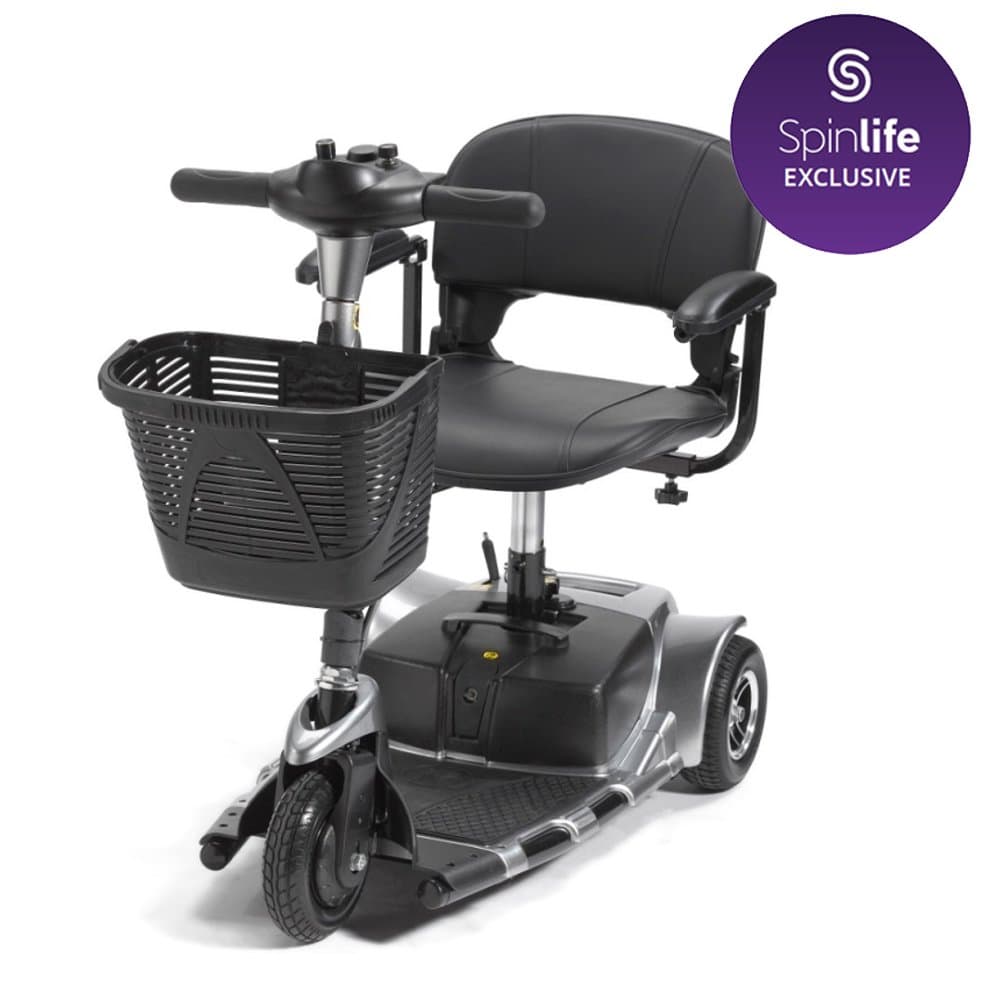 Drive Medical Spitfire SE 3-Wheel Travel Mobility Scooter (Grey)