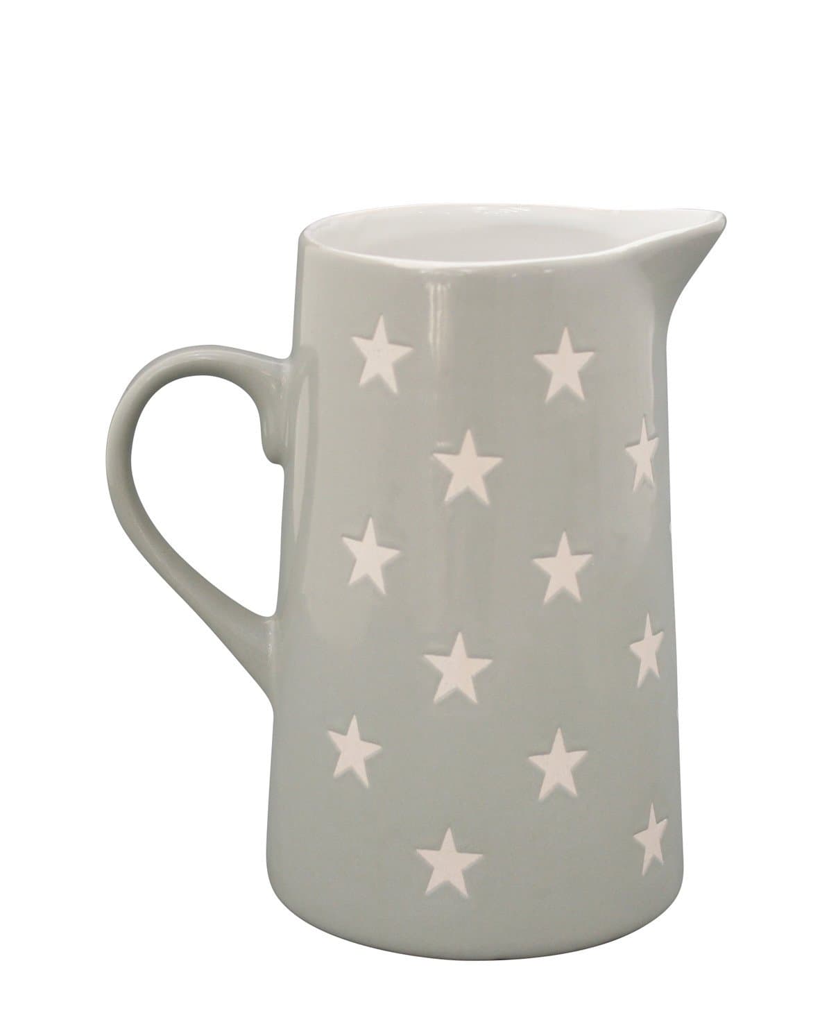 Krasilnikoff Juice Jug Jug Grey with Stars