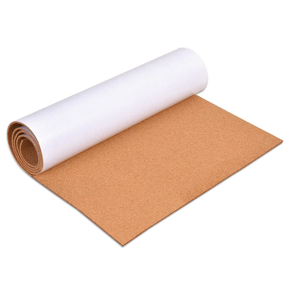 OkydokySelf-Adhesive Cork Board Roll, 3mm Thick Cork Boards for Walls, 40 * 80cm Roll for Office, Home, School