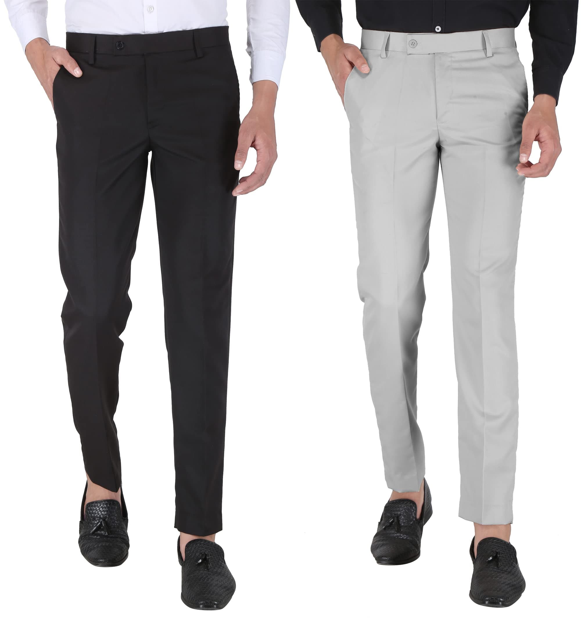 UpToDate Fashion Mens Slim Regular Fit Formal Trouser Formal Pant for Men