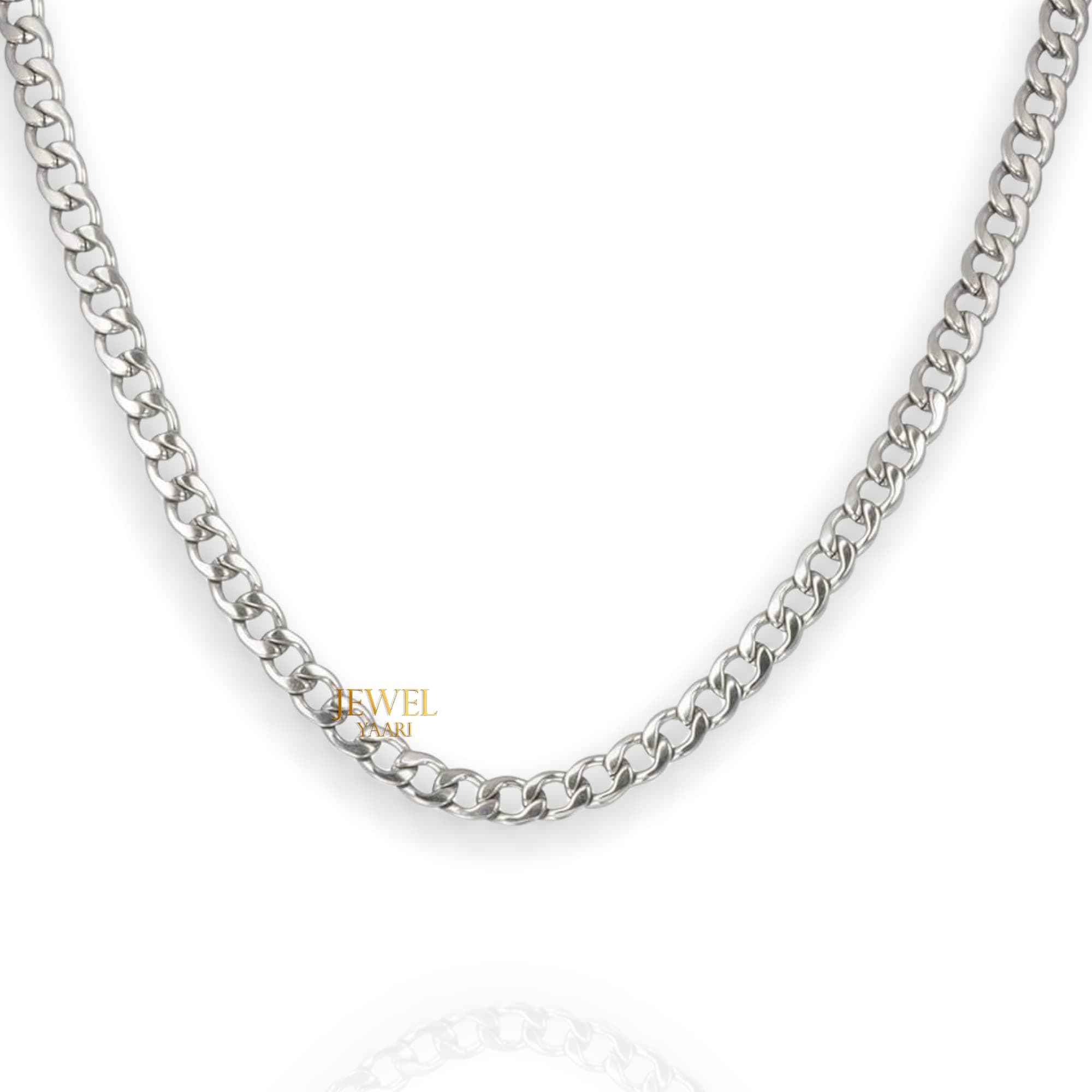 Pure 925 Sterling Silver Italian Sachin CURB Chain Necklace ACPL for Men 24 Inches(10 Gm)