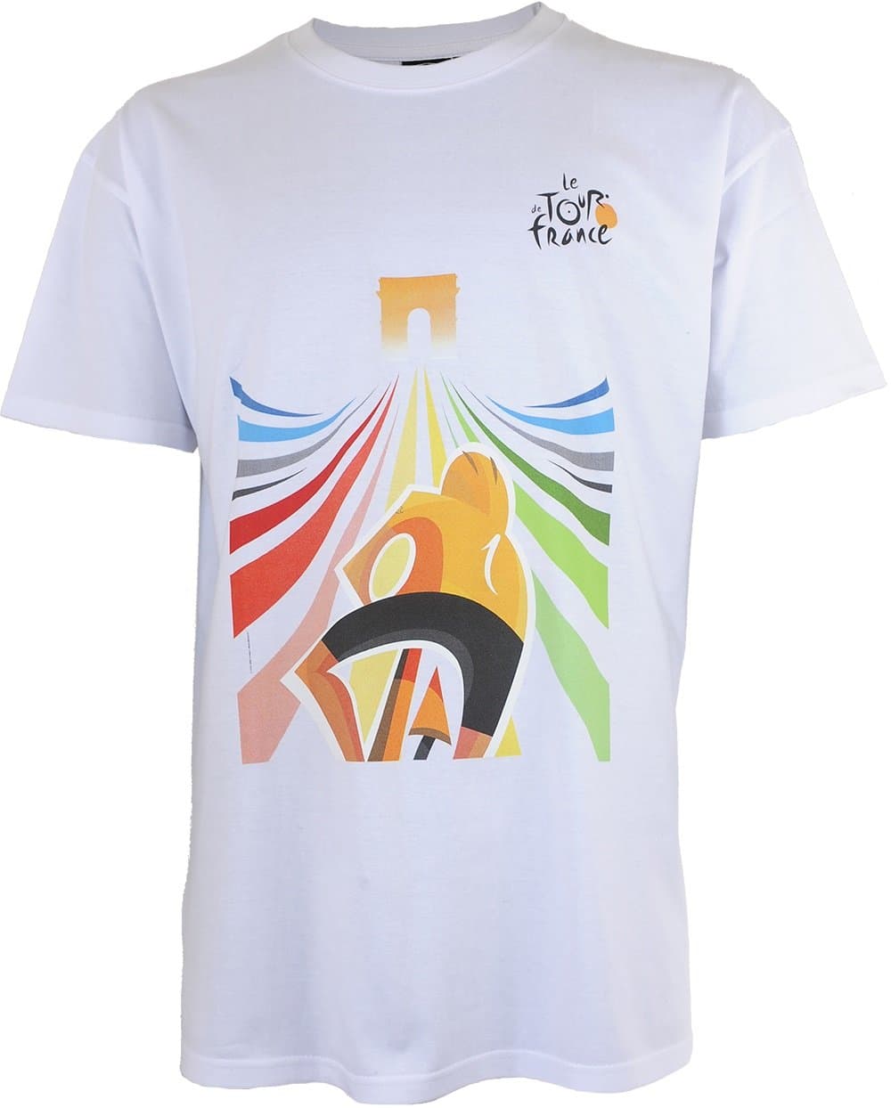 Tour de France Tdf-SA-3081 Men's T-Shirt, Size XL, White
