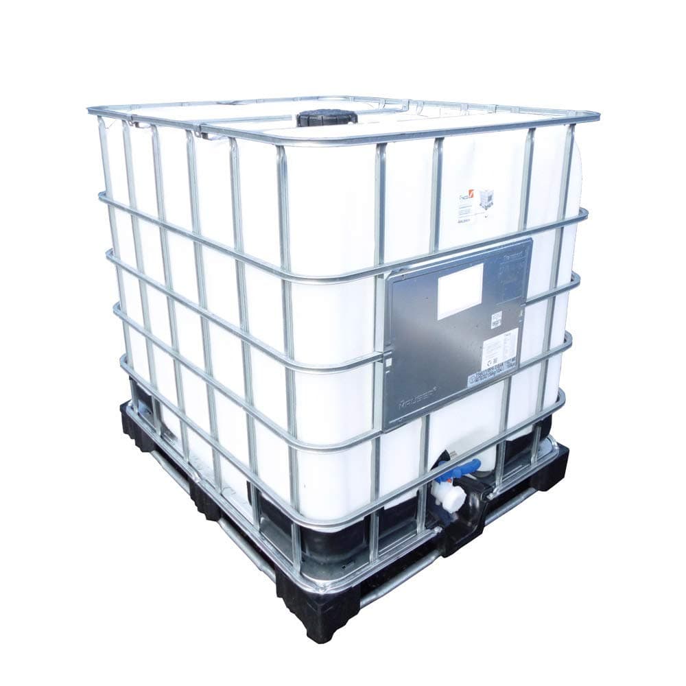 1000 L Ltr Litre IBC Intermediate Bulk Container Tank for Water Storage Chemicals Outdoors Garden Irrigation Construction