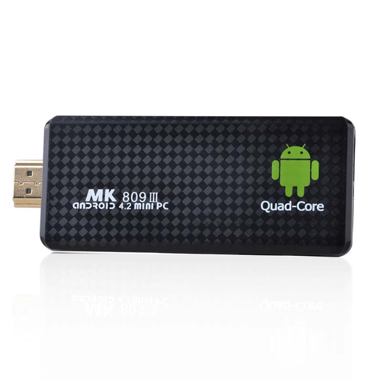 Android 4.2 mini PC 1.8GHz Quad Core with 2G RAM DDR3 RK3188 TV Box TV Dongle Bluetooth WIFI HDMI MK809 III
