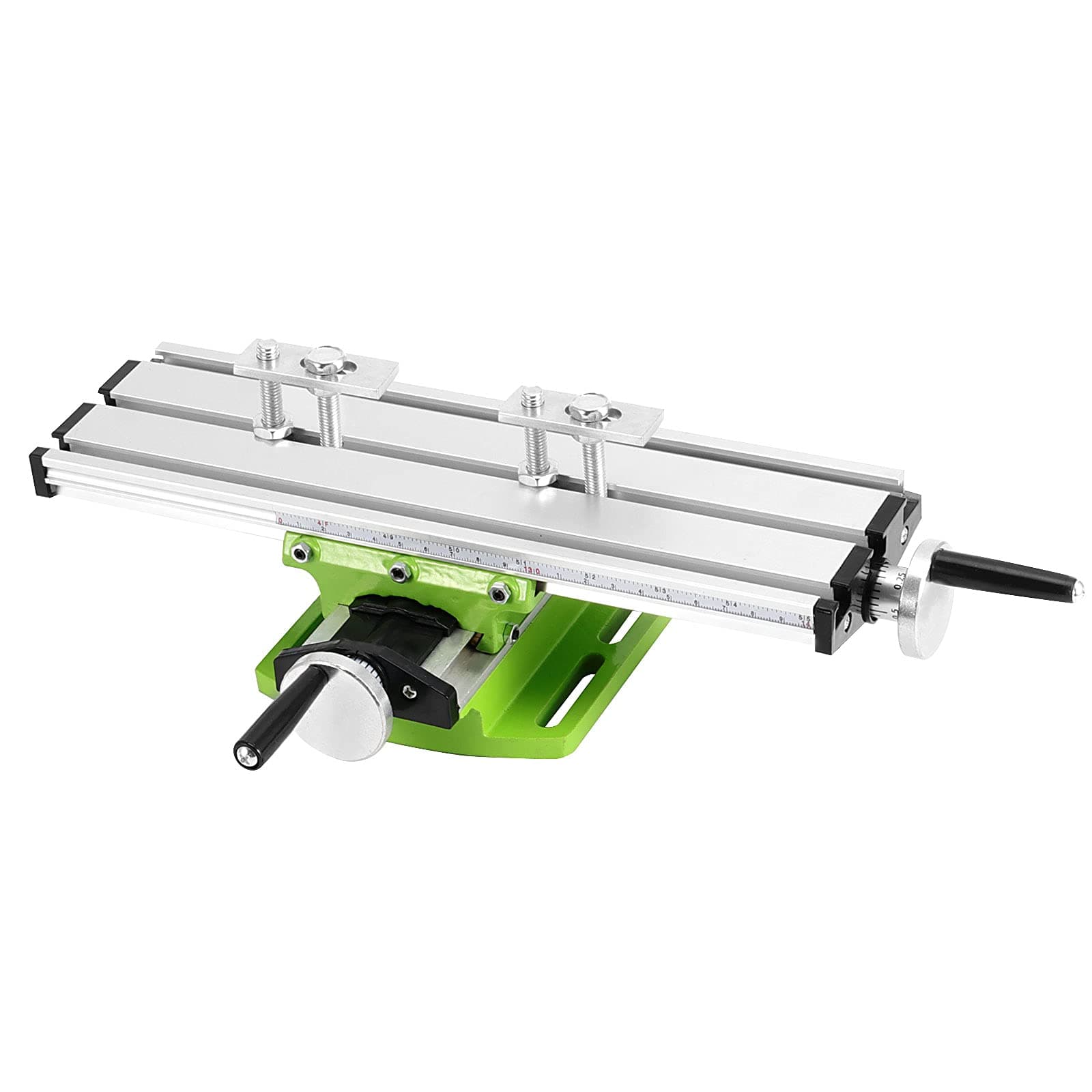 JOIKIT KOOMEDA Mini Milling Machine Worktable, Compound Drilling Slide Table, Multifunction Worktable, Drill Vise Fixture Adjustment Worktable for Bench Drill