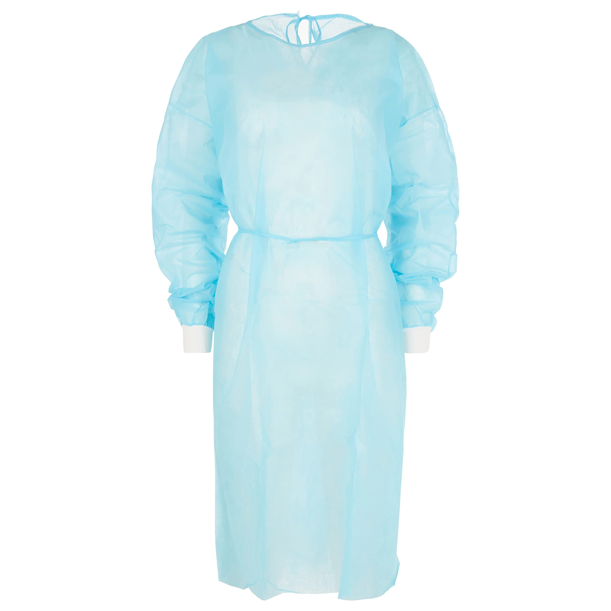 NOBLES HEALTH CARE PRODUCT SOLUTIONS Disposable Isolation Gown Size: Universal Qty: 50 per Case (Lightweight Blue).