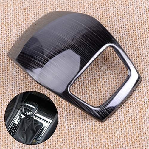 Black Stainless Steel Interior Car Gear Shift Knob Frame Cover Trim Fit For Skoda Kodiaq 2017 2018