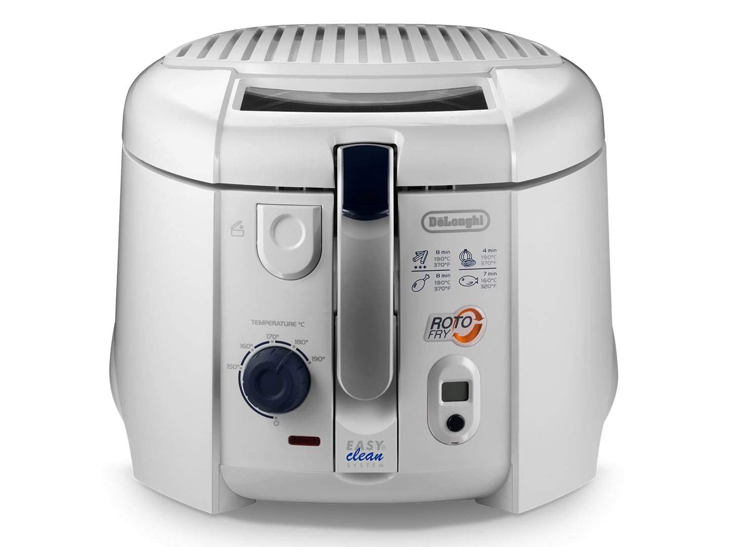 DeLonghi F 28313.W fryer Deep fryer Single White Stand-alone 1800 W - DeLonghi F 28313.W, Deep fryer, 1 kg, 1.1 L, 150 °C, 190 °C, Single