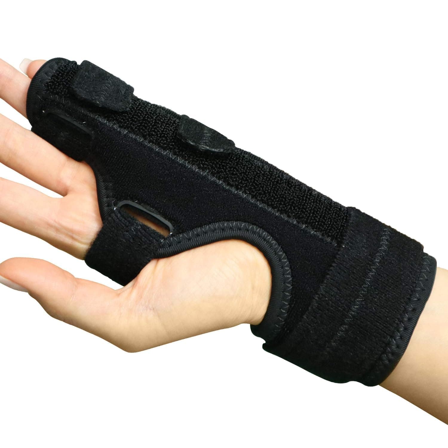 Generic.Metacarpal finger splint, Boxer Fracture Splint - 4th or 5th Metacarpal Splint Hand and Finger Brace - Broken Fingers, Wrist, Pinky and Hand Immobilizer - One size