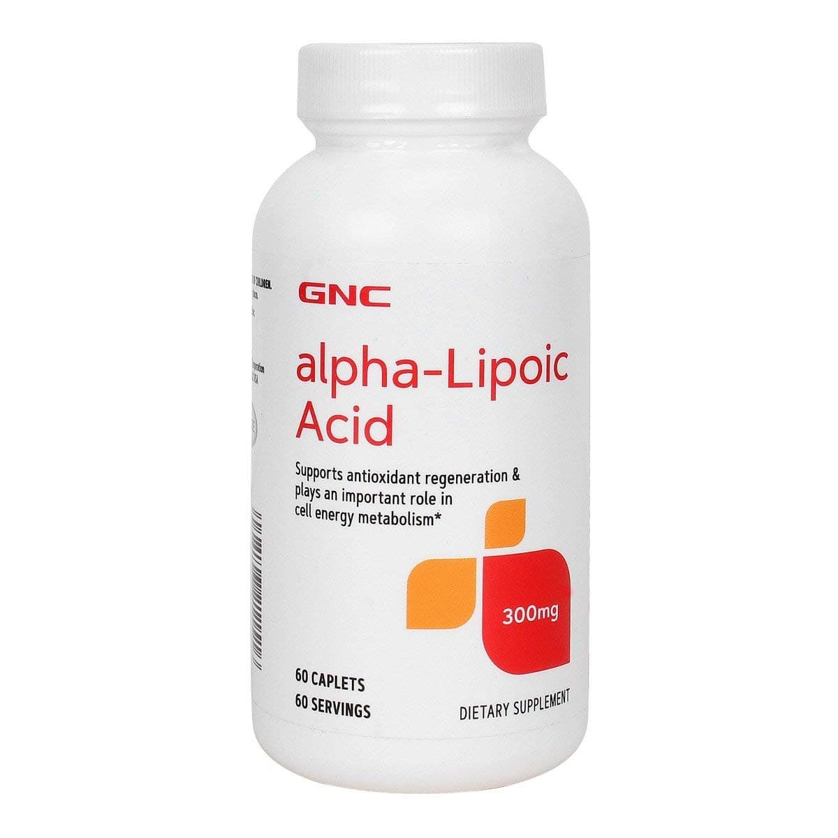 GNC Alpha Lipoic Acid 300Mg Supports Antioxidant Regeneration (60 Caplets)
