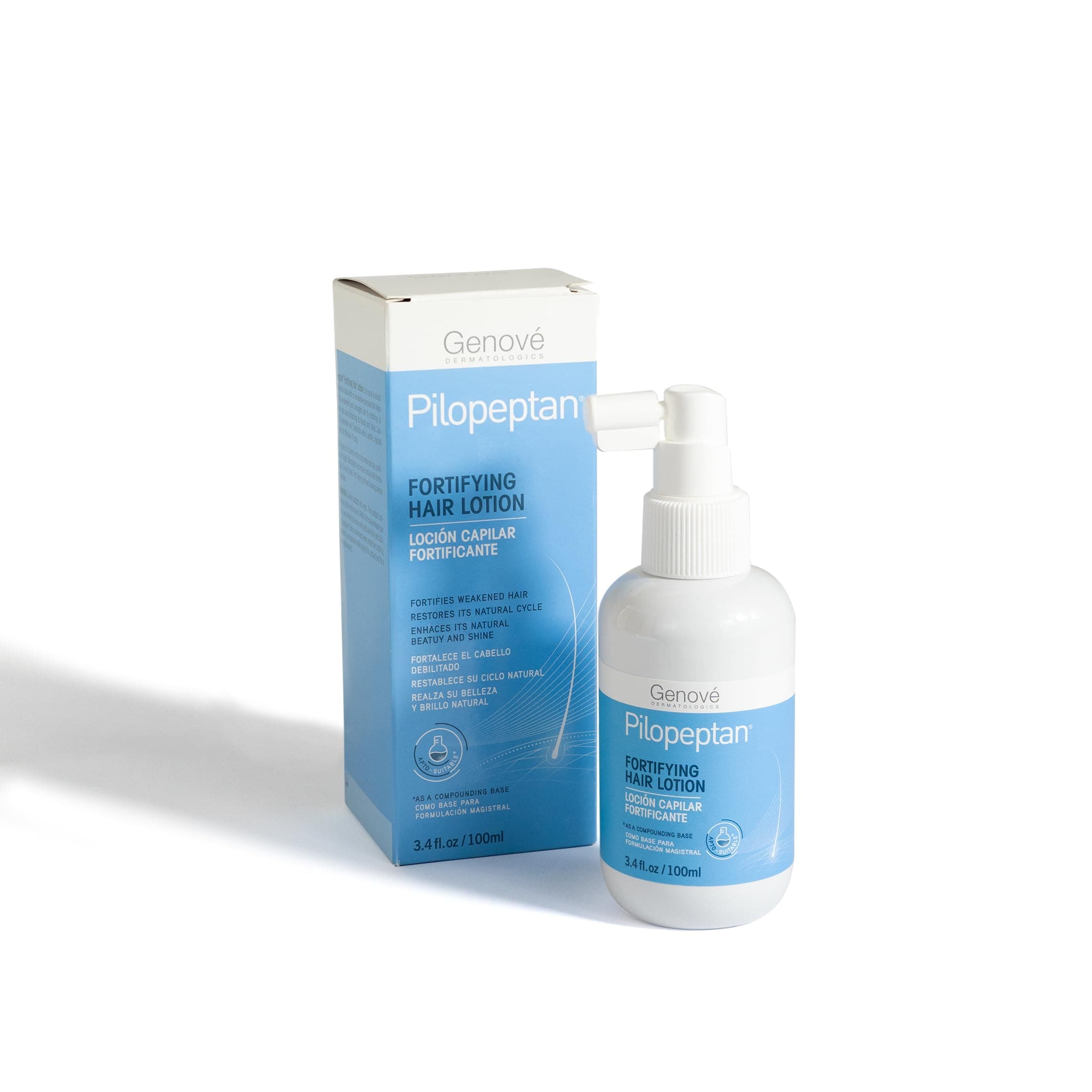 Genové Hair Loss Treatment for MEN & WOMEN 100ml - For thicker and Stronger Hair - Promote Hair Regrowth and prevent Alopecia.