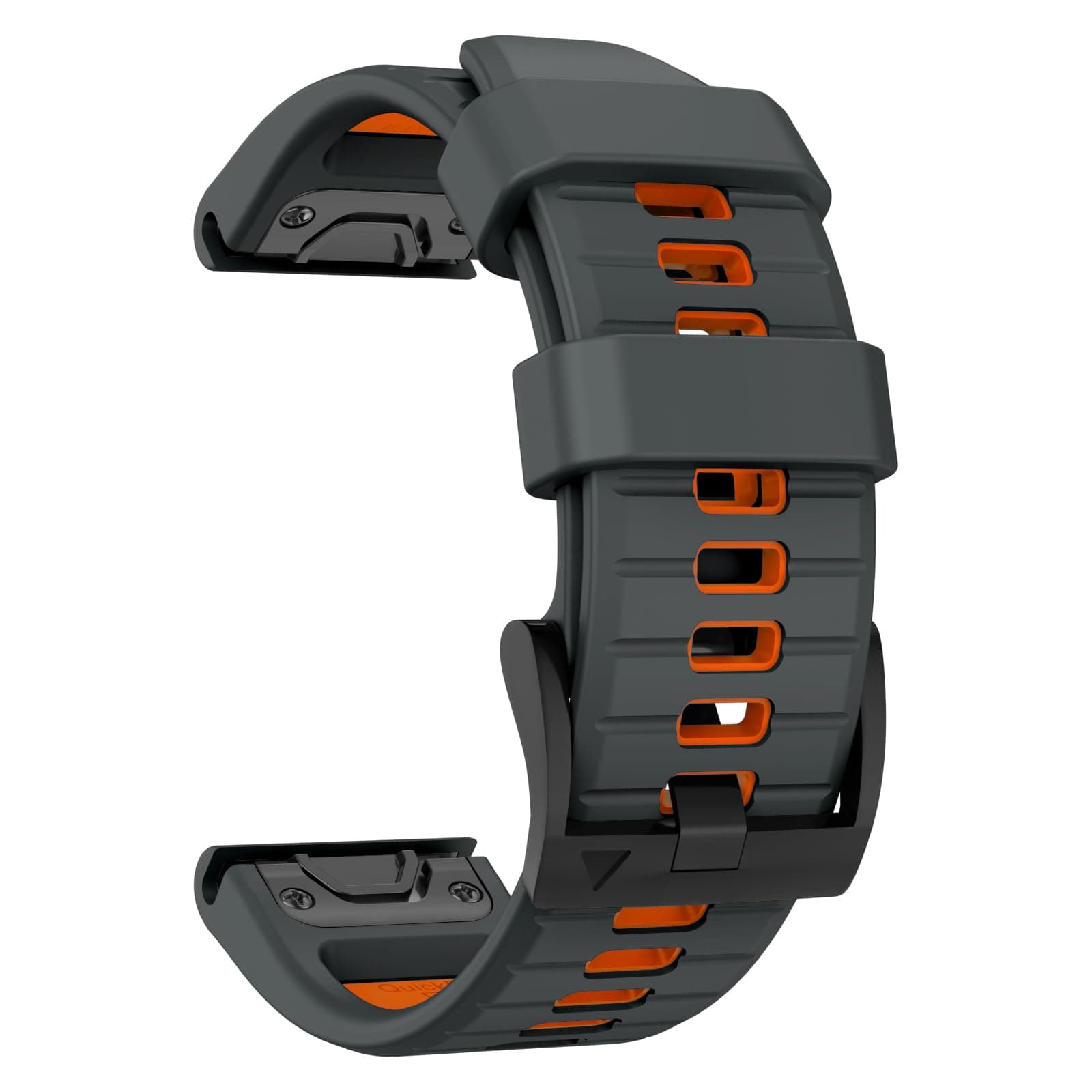 22mm Quick Fit Strap for Fenix 8 47mm/Fenix 7 Pro/Fenix 7/Fenix 6 Pro/Fenix 6/Fenix 5/Fenix E/EPIX 2, Soft Silicone Replacement Band for Forerunner 935/945/955/745/Approach S60/S62