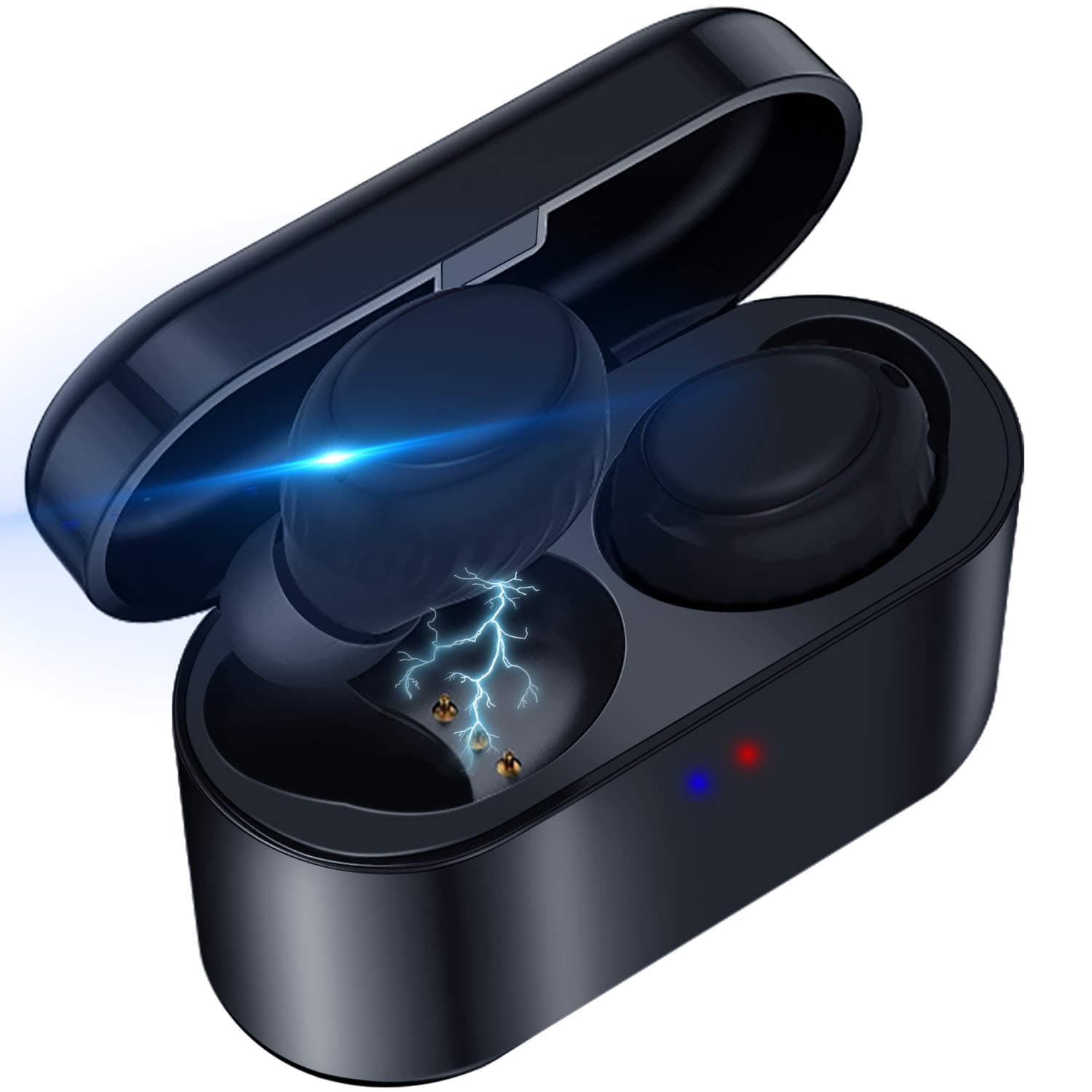 koiiko 5.0 Bluetooth Earbuds, Tws Sports Headset, Ipx5 Waterproof Sports Headset, 50 Hours Playing Time, Suitable For Outdoor Sports In Gym. Mini Ear Design Conforms To Ergonomics, More