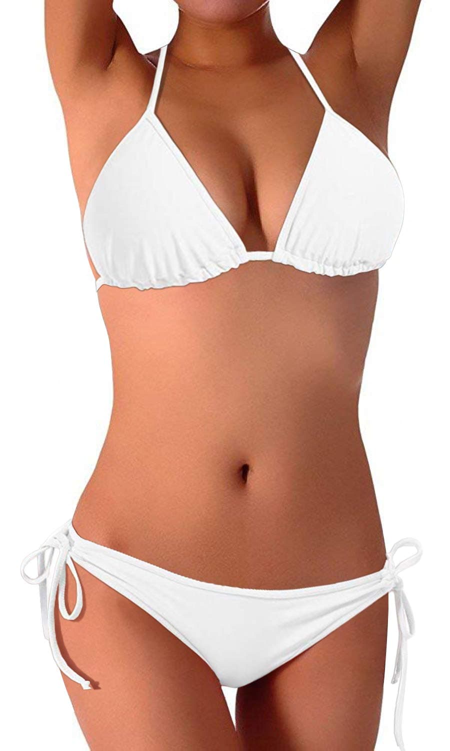 Women Bathing Suit American USA Flag Push up Tassel Fringe 2 pcs Bikini