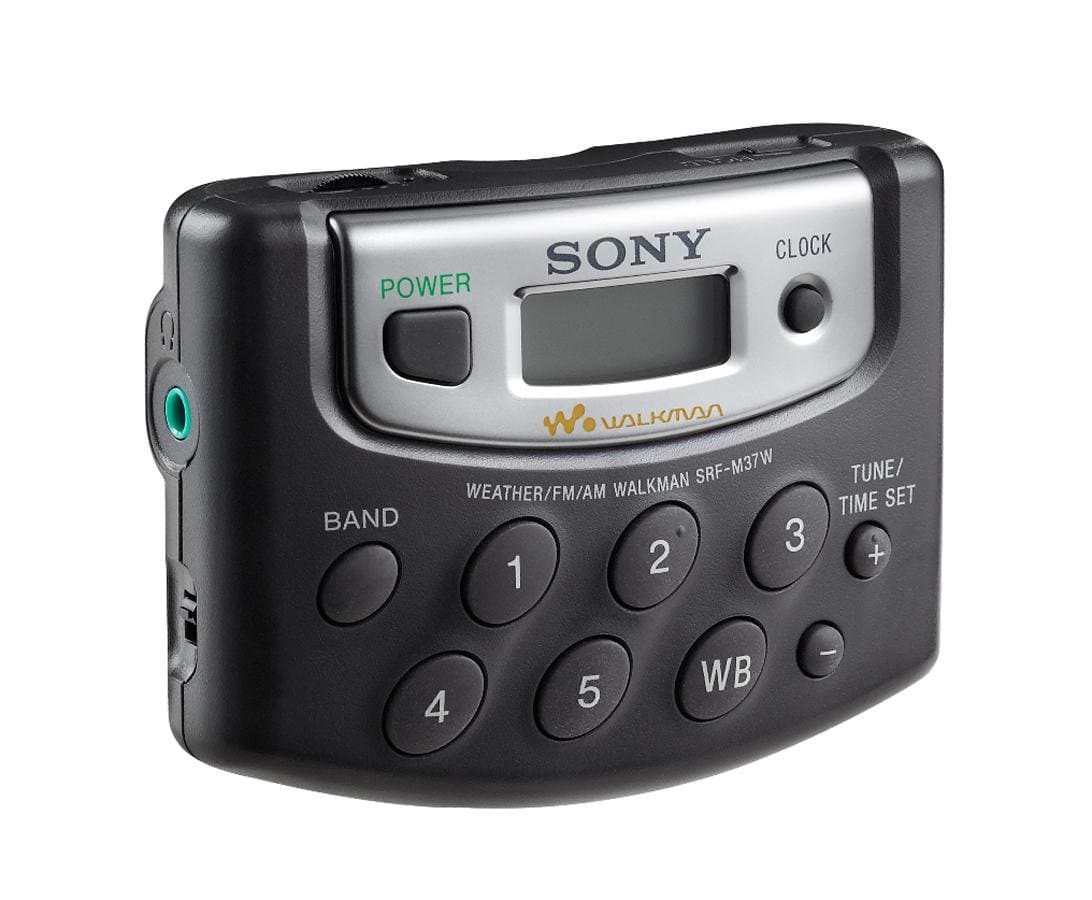 SRF-M37W Walkman Digital Tuning Weather/FM/AM Stereo Radio (Black)