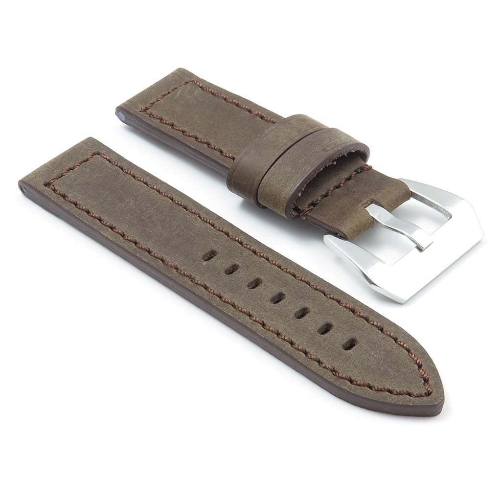 DASSARI Bentley Vintage Leather Watch Band Compatible with Panerai