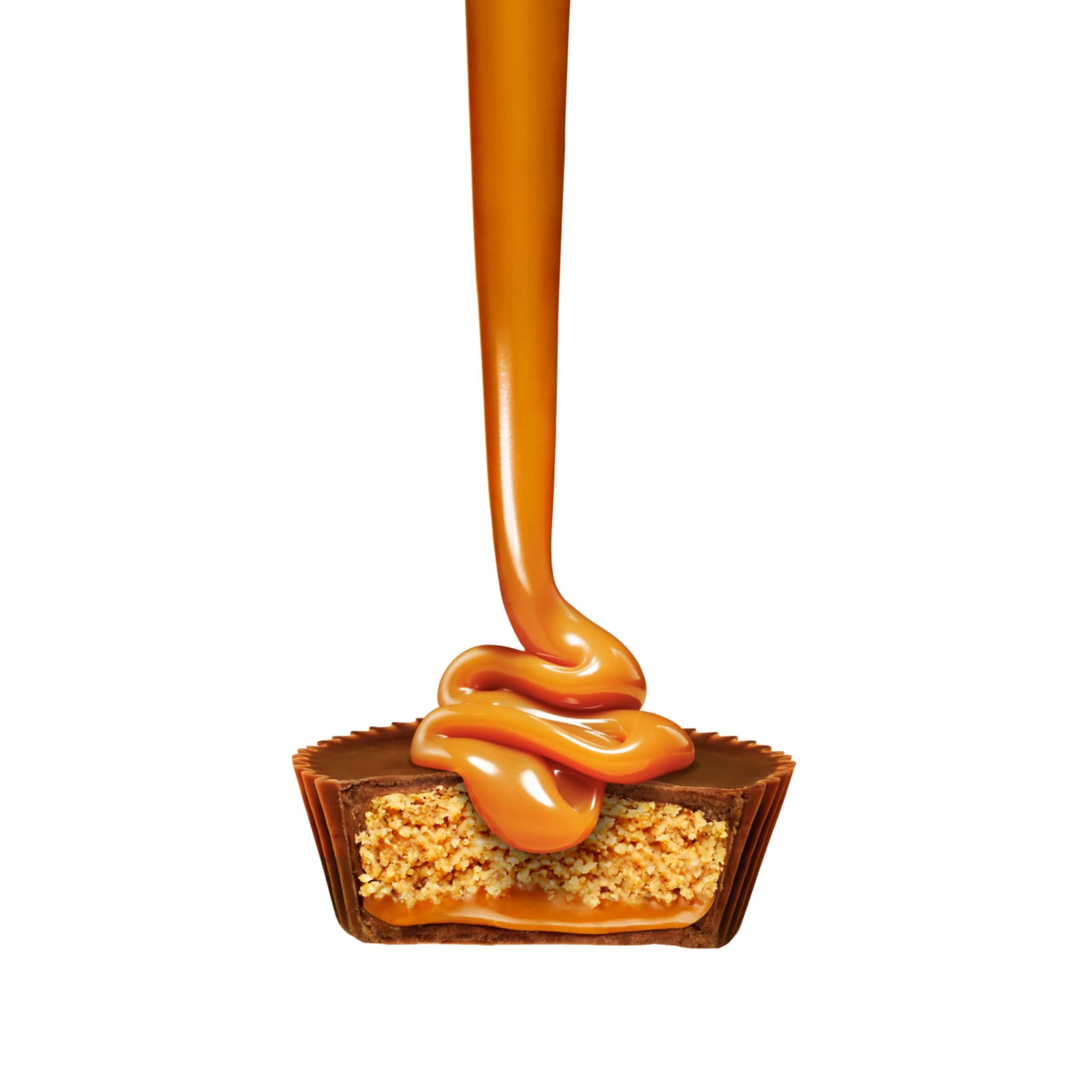 REESE'S Big Cup Caramel Milk Chocolate Peanut Butter Cups, Candy Packs, 1.4 oz (16 Count), ACAC517, nJAD517