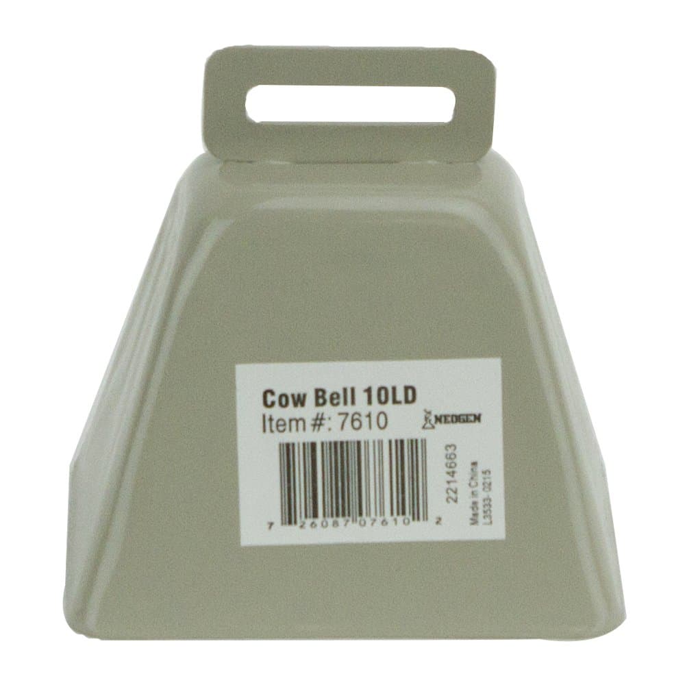 Ideal Instruments 7610 Cow Bell 10LD Metal Cow Bell