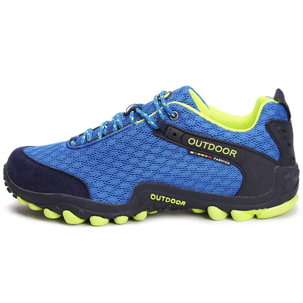 ZPWY Mens Quick Dry Barefoot Water Shoes Sports Aqua Shoes Swim Shoes for Beach Pool Running Hiking Mesh Outer Material Outdoor Boots,Royal blue-35