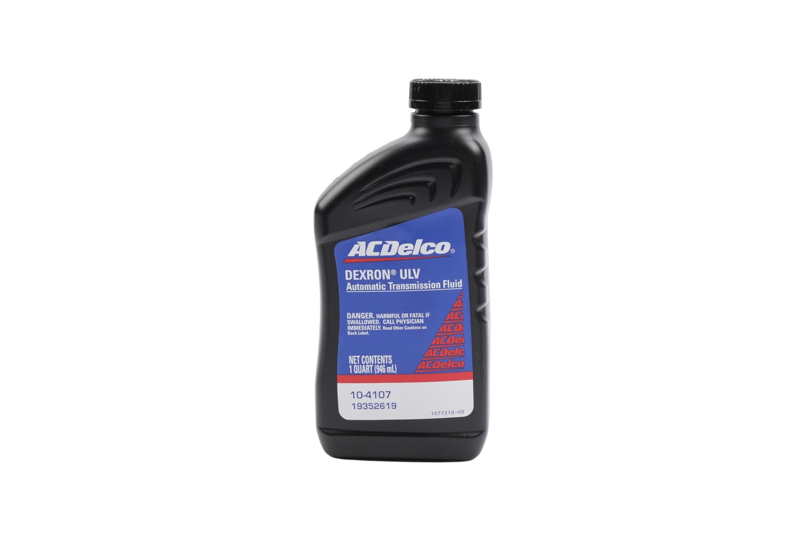 GM Original Equipment 10-4107 (19352619) Dexron ULV Automatic Transmission Fluid - 1 qt